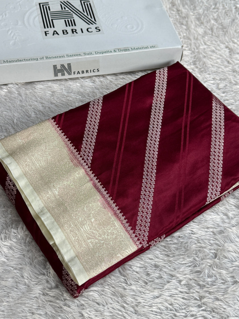BANARASI MASHRU KATAN SILK SAREE MK088