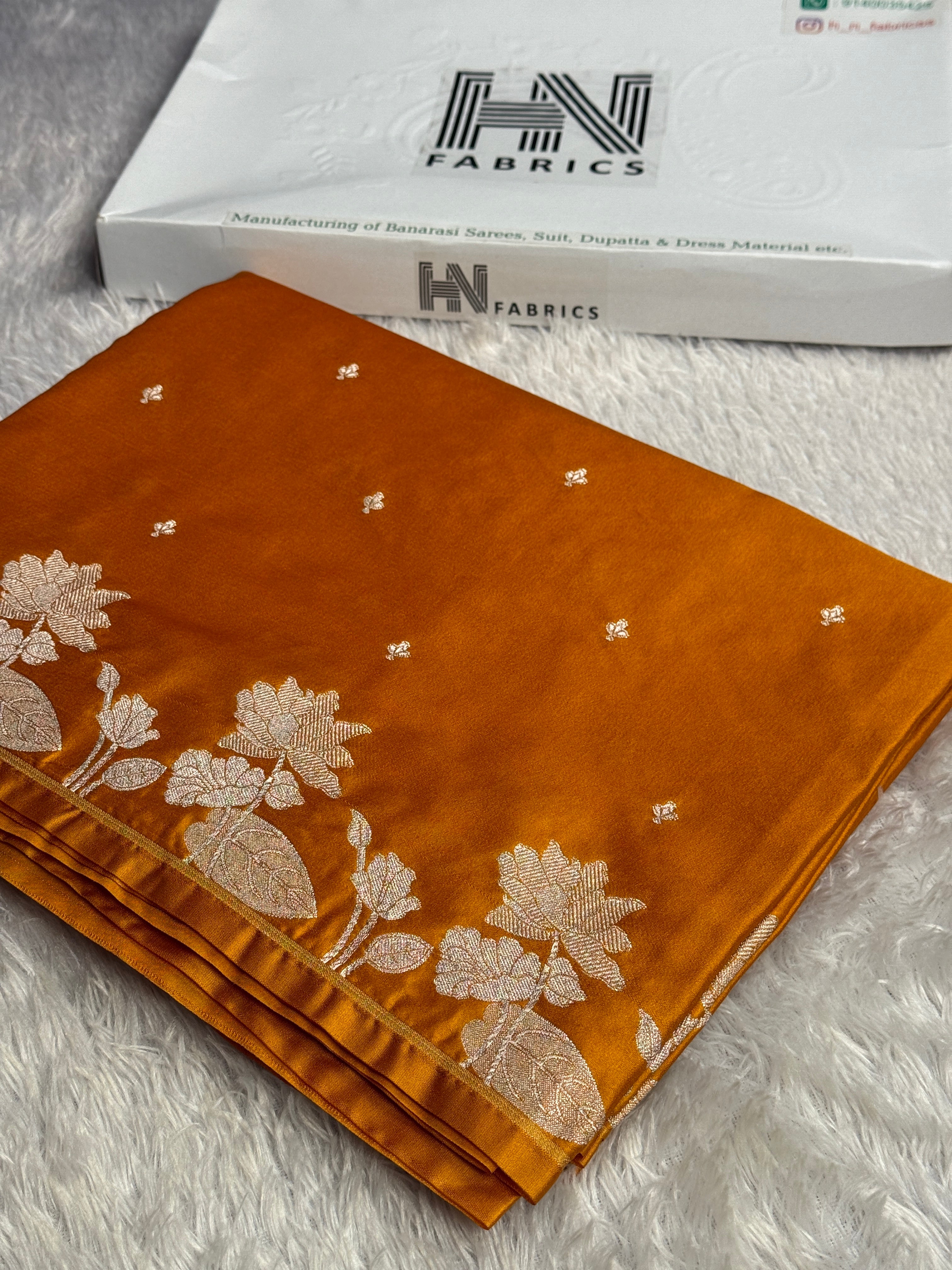BANARASI MASHRU KATAN SILK SAREE HN520