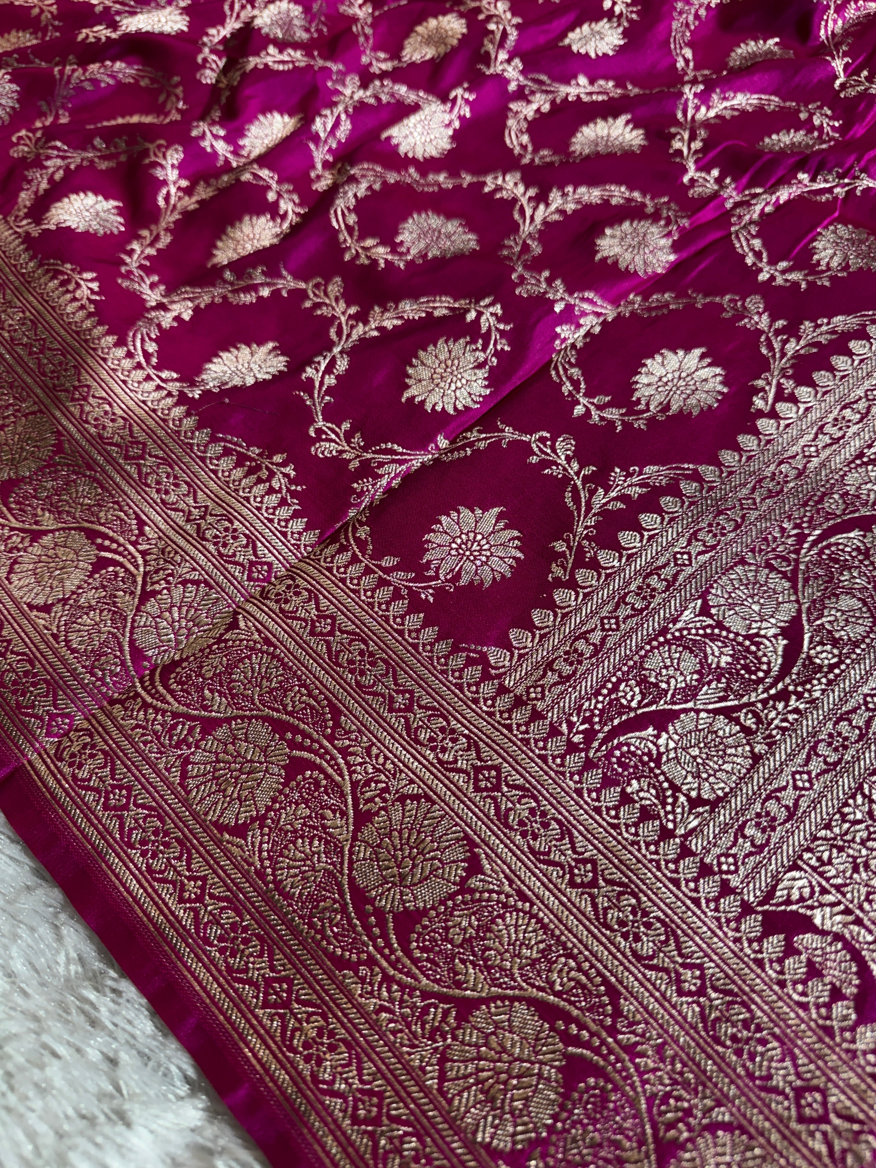 BANARASI MASHRU KATAN SILK SAREE HN506