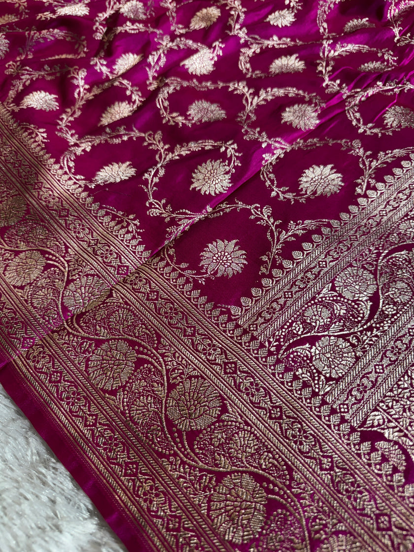 BANARASI MASHRU KATAN SILK SAREE HN506