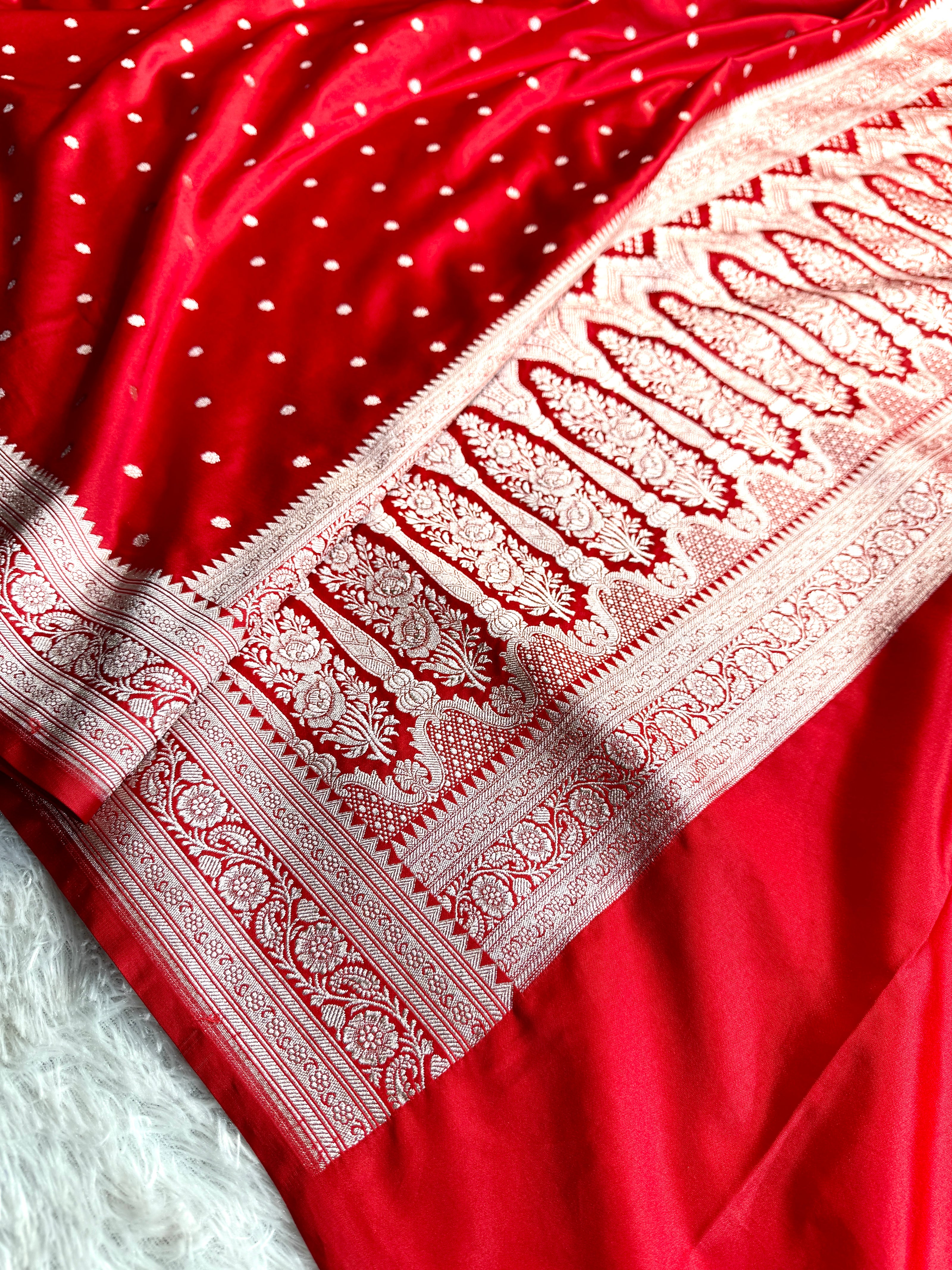 BANARASI MASHRU KATAN SILK SAREE HN547