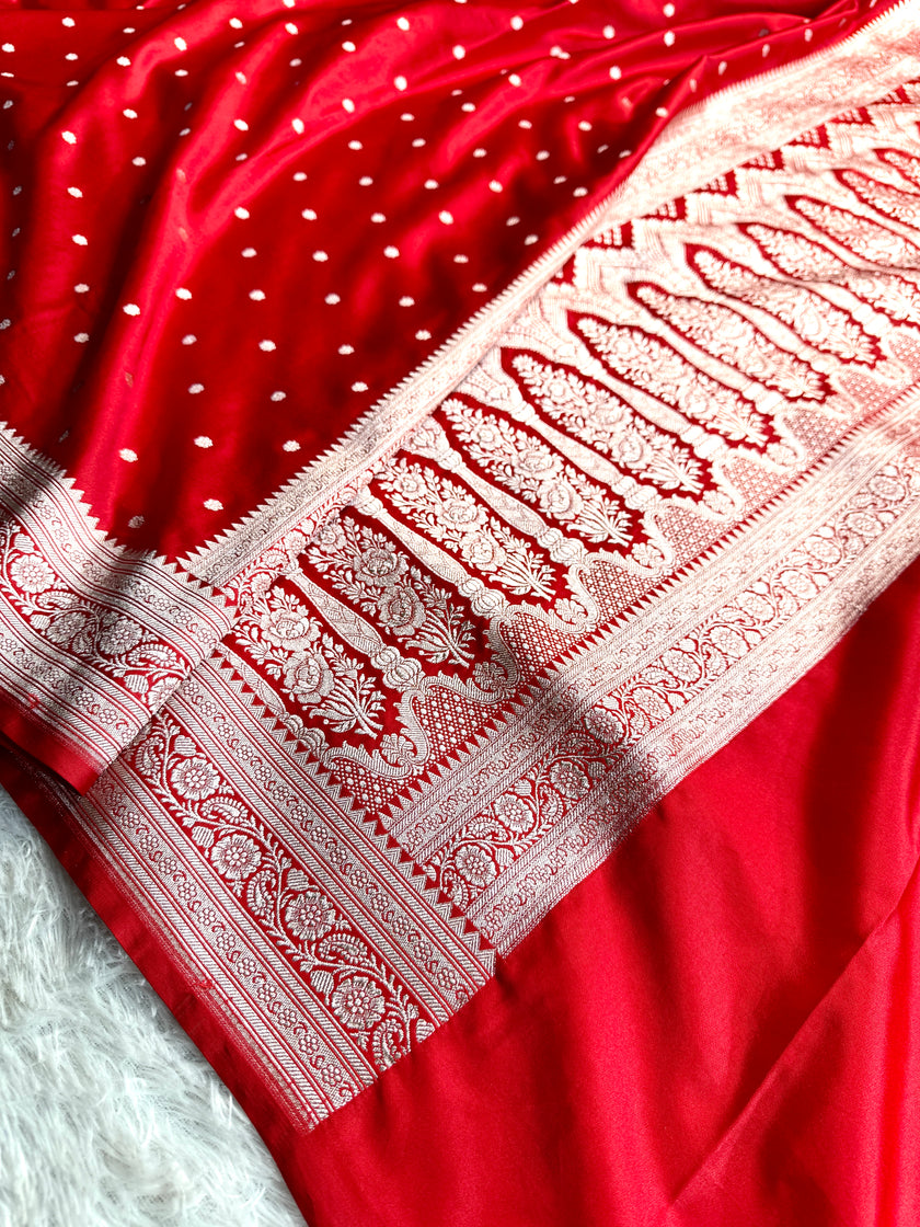 BANARASI MASHRU KATAN SILK SAREE HN547