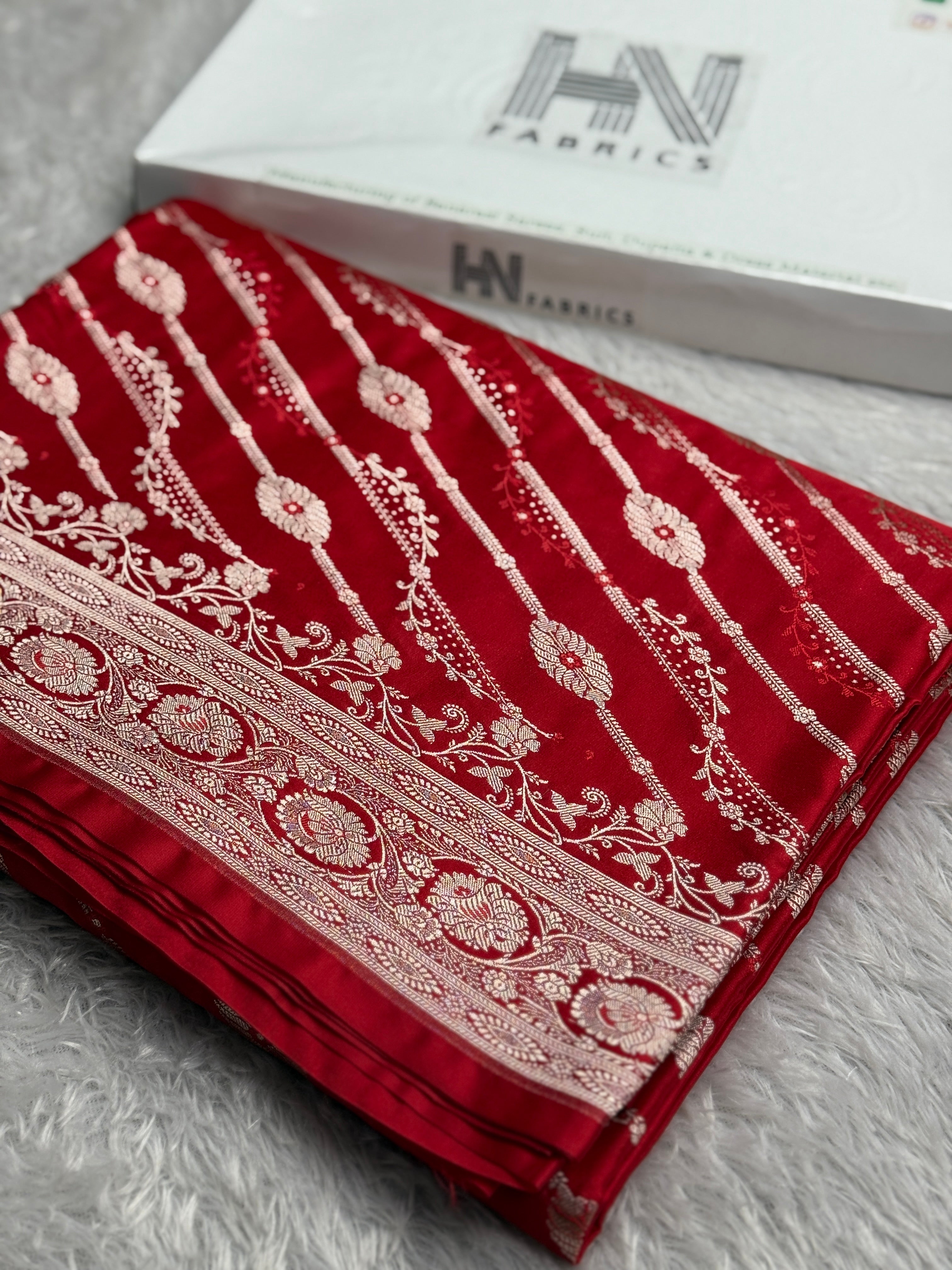 BANARASI MASHRU KATAN SILK SAREE HN651