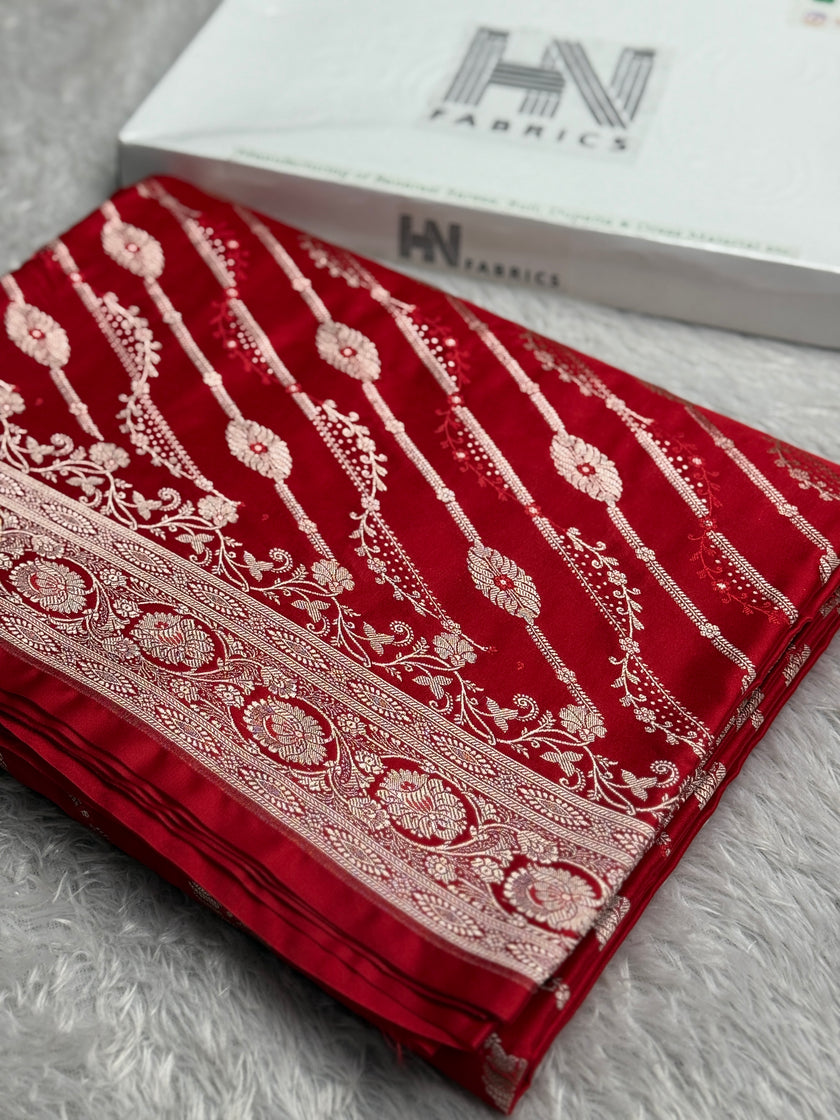 BANARASI MASHRU KATAN SILK SAREE HN651