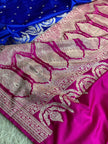 BANARASI MASHRU KATAN SILK SAREE MK007
