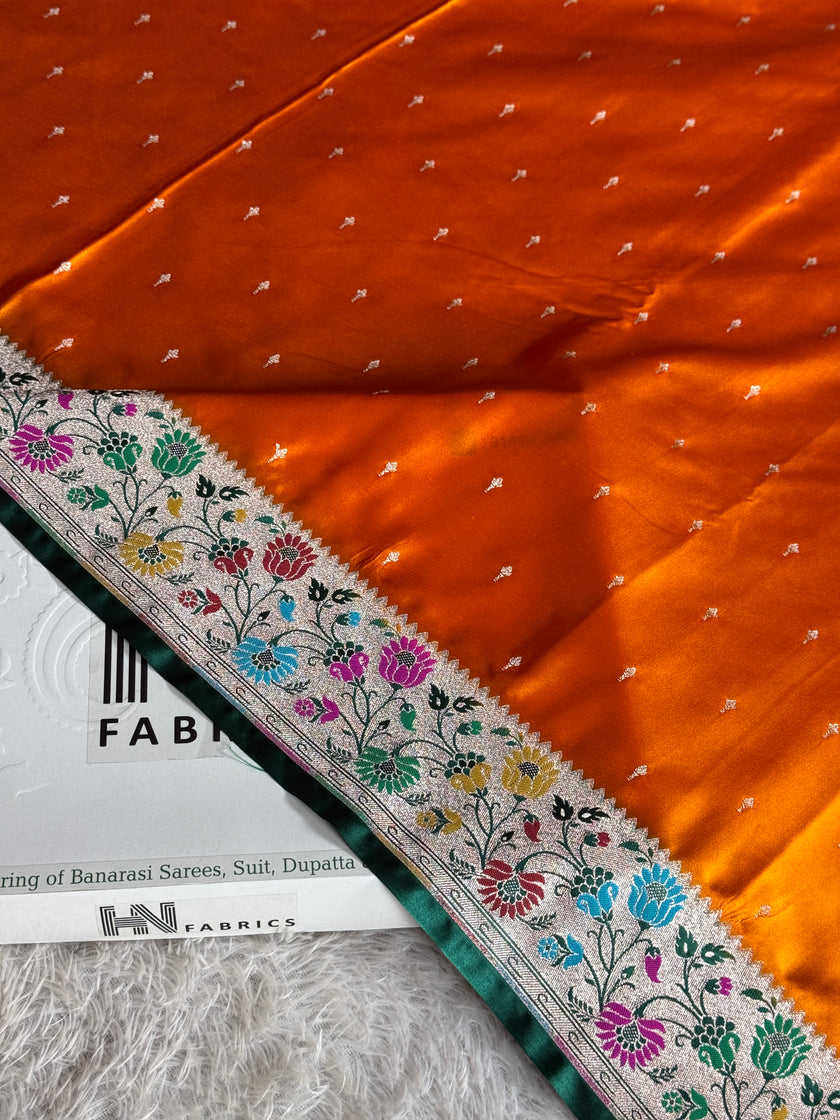 BANARASI MASHRU KATAN SILK SAREE MK031