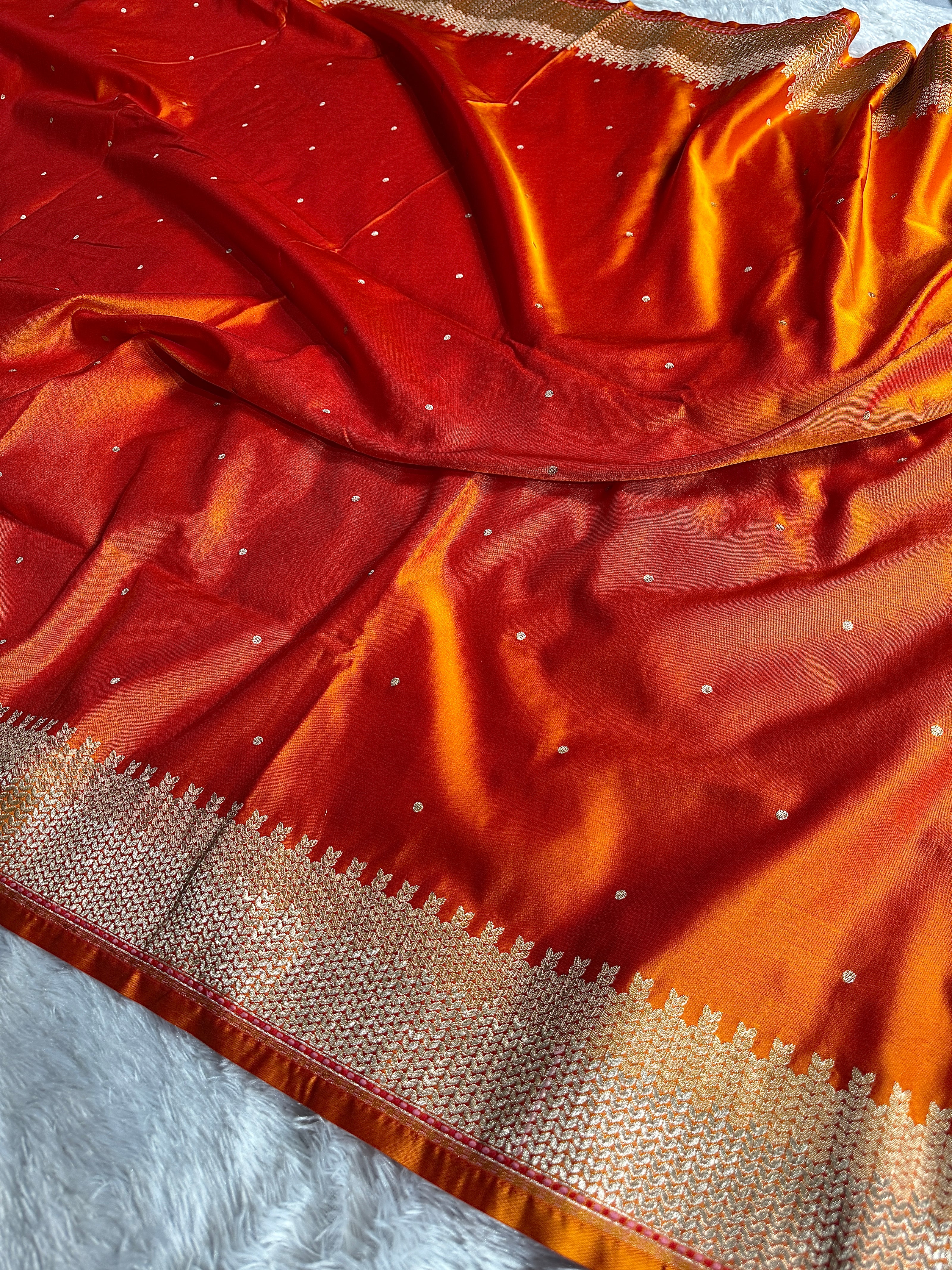BANARASI MASHRU KATAN SILK SAREE HN556