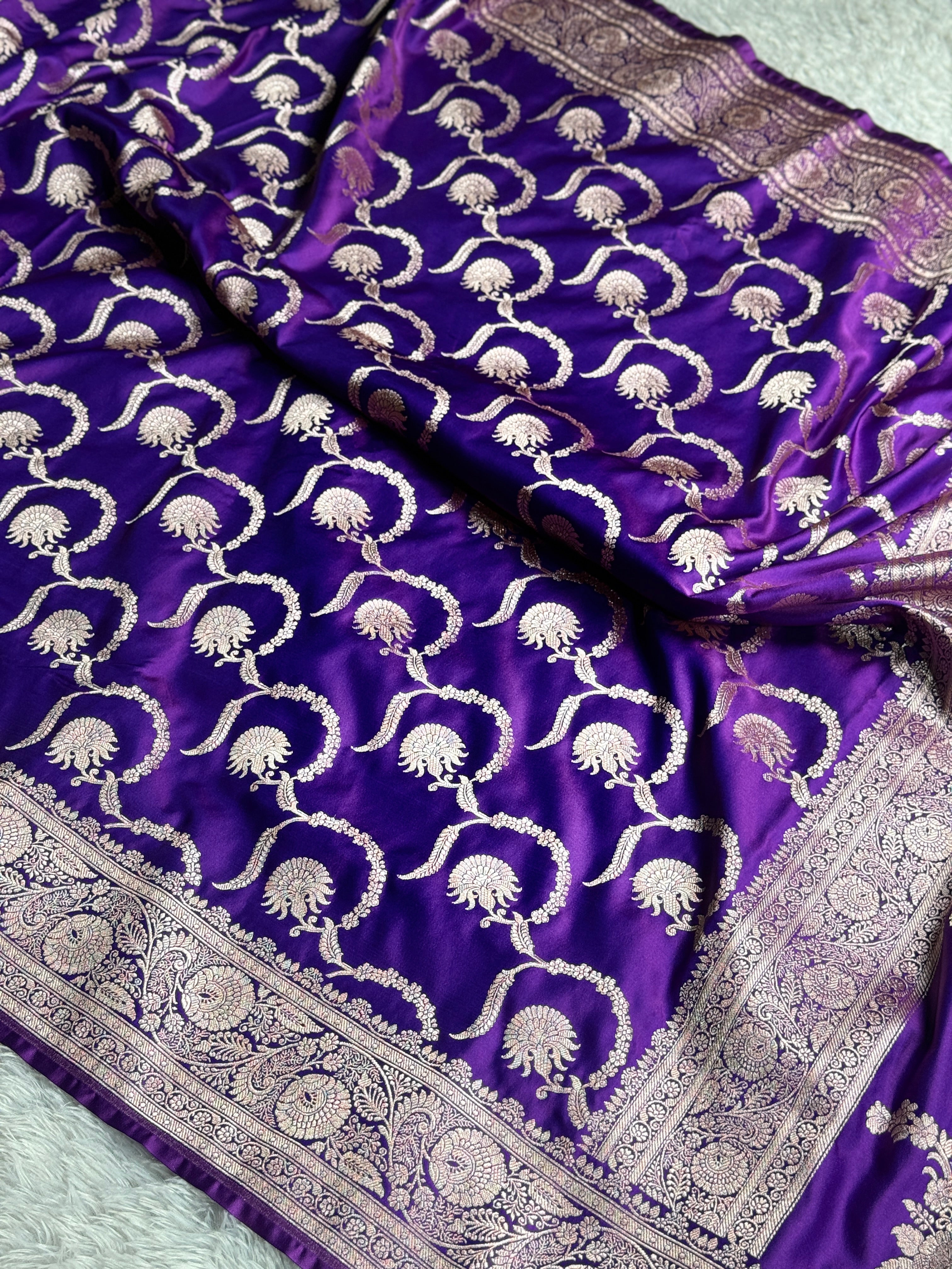 BANARASI MASHRU KATAN SILK SAREE HN571