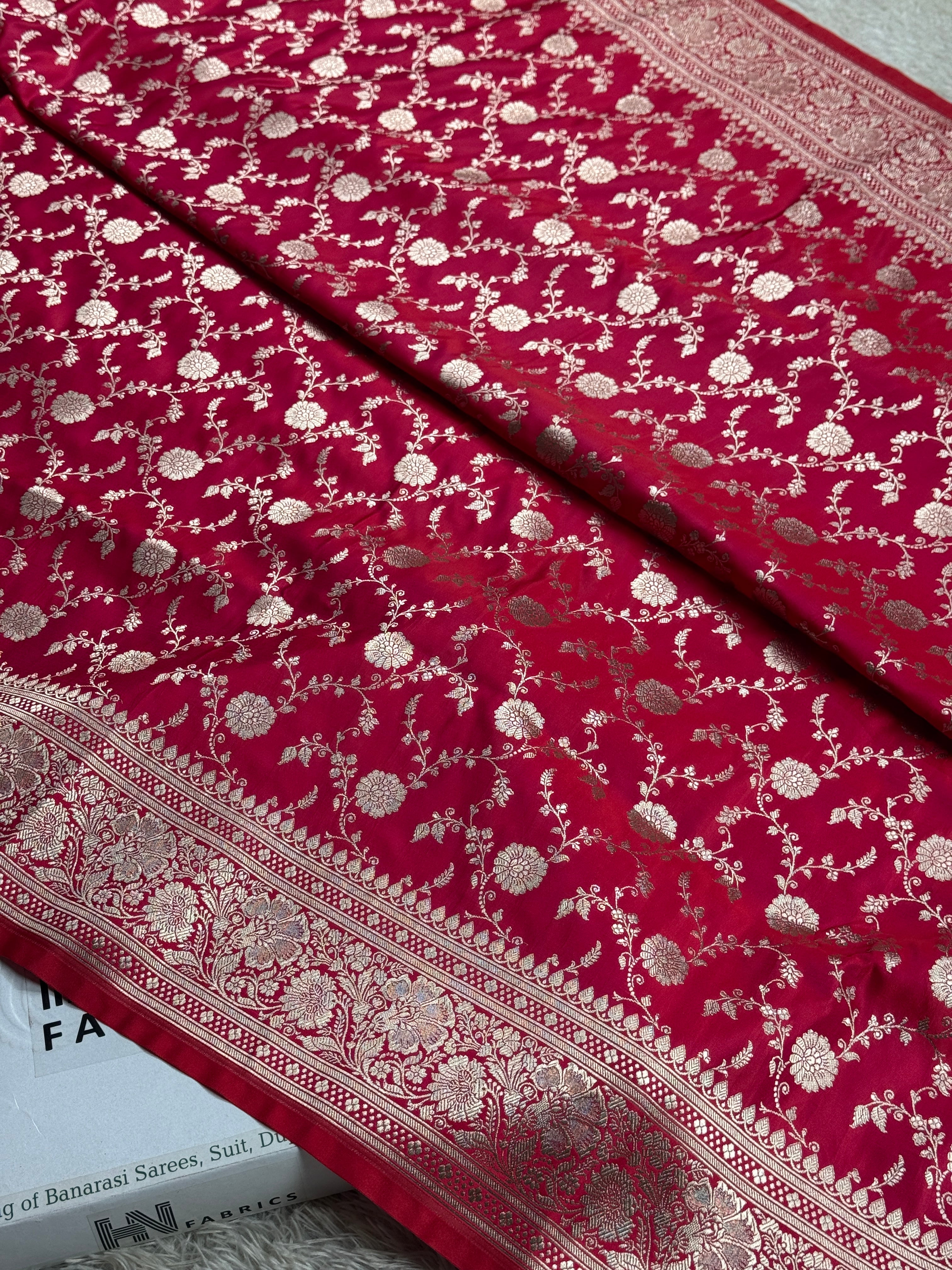 BANARASI MASHRU KATAN SILK SAREE HN950