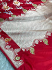 BANARASI MASHRU KATAN SILK SAREE HN999