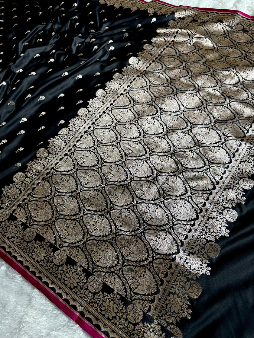 BANARASI MASHRU KATAN SILK SAREE HN538