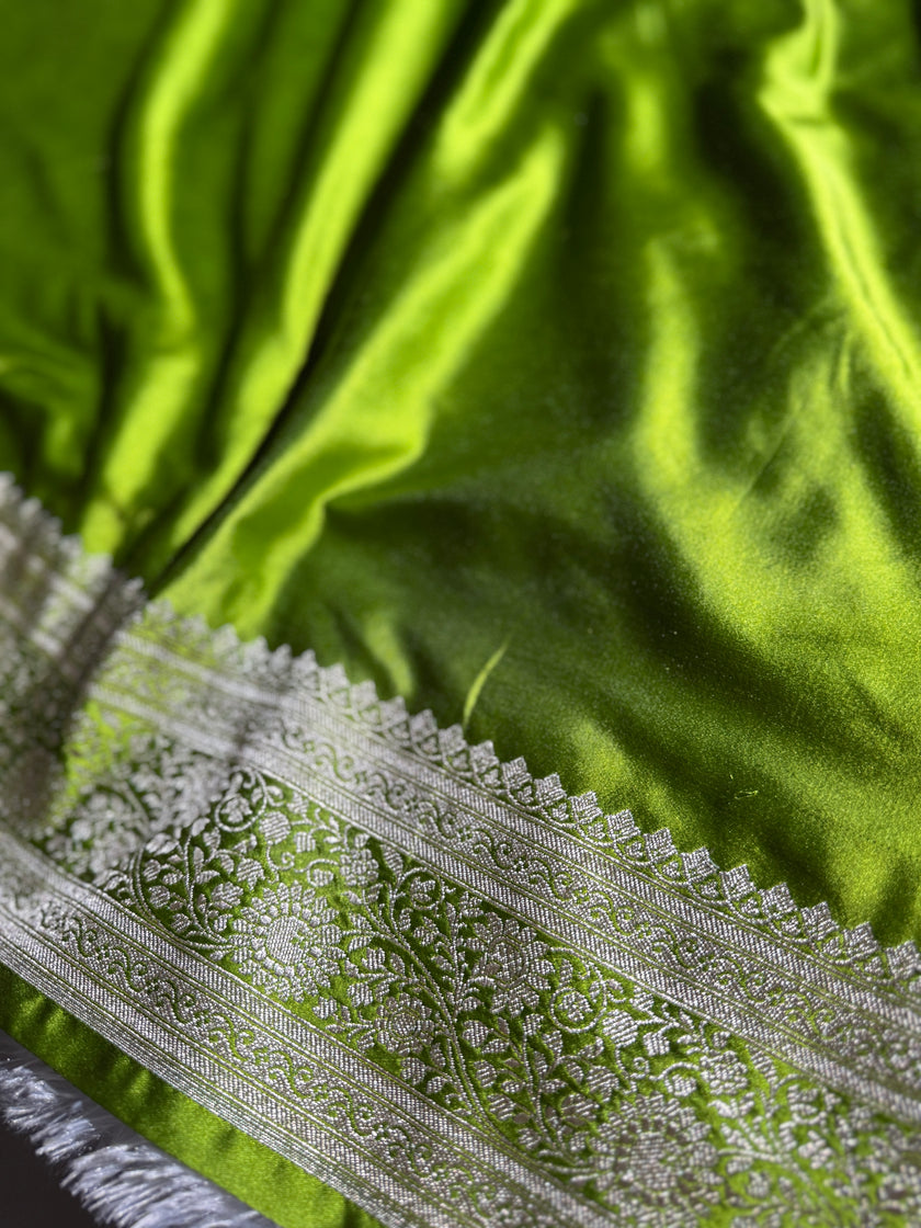 BANARASI MASHRU KATAN SILK SAREE HN199