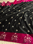 BANARASI MASHRU KATAN SILK SAREE MK057