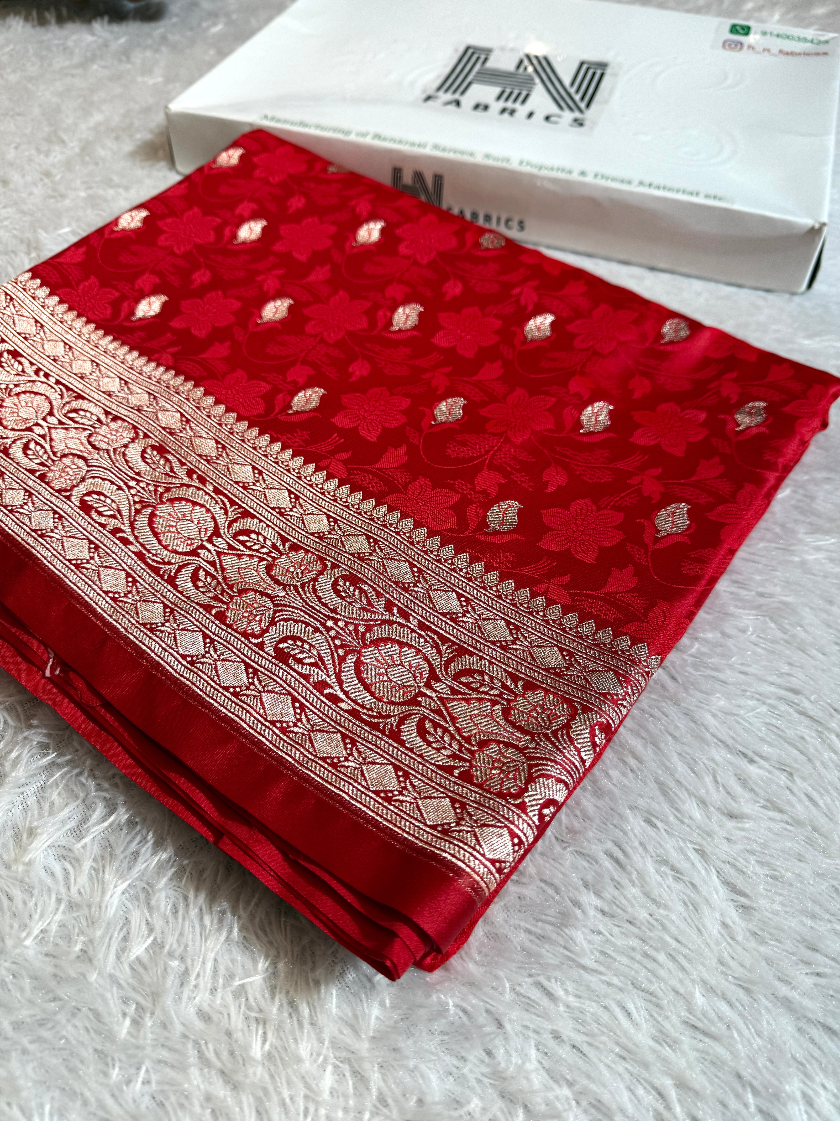 BANARASI MASHRU KATAN SILK SAREE HN515