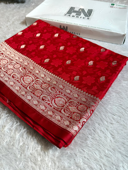 BANARASI MASHRU KATAN SILK SAREE HN515