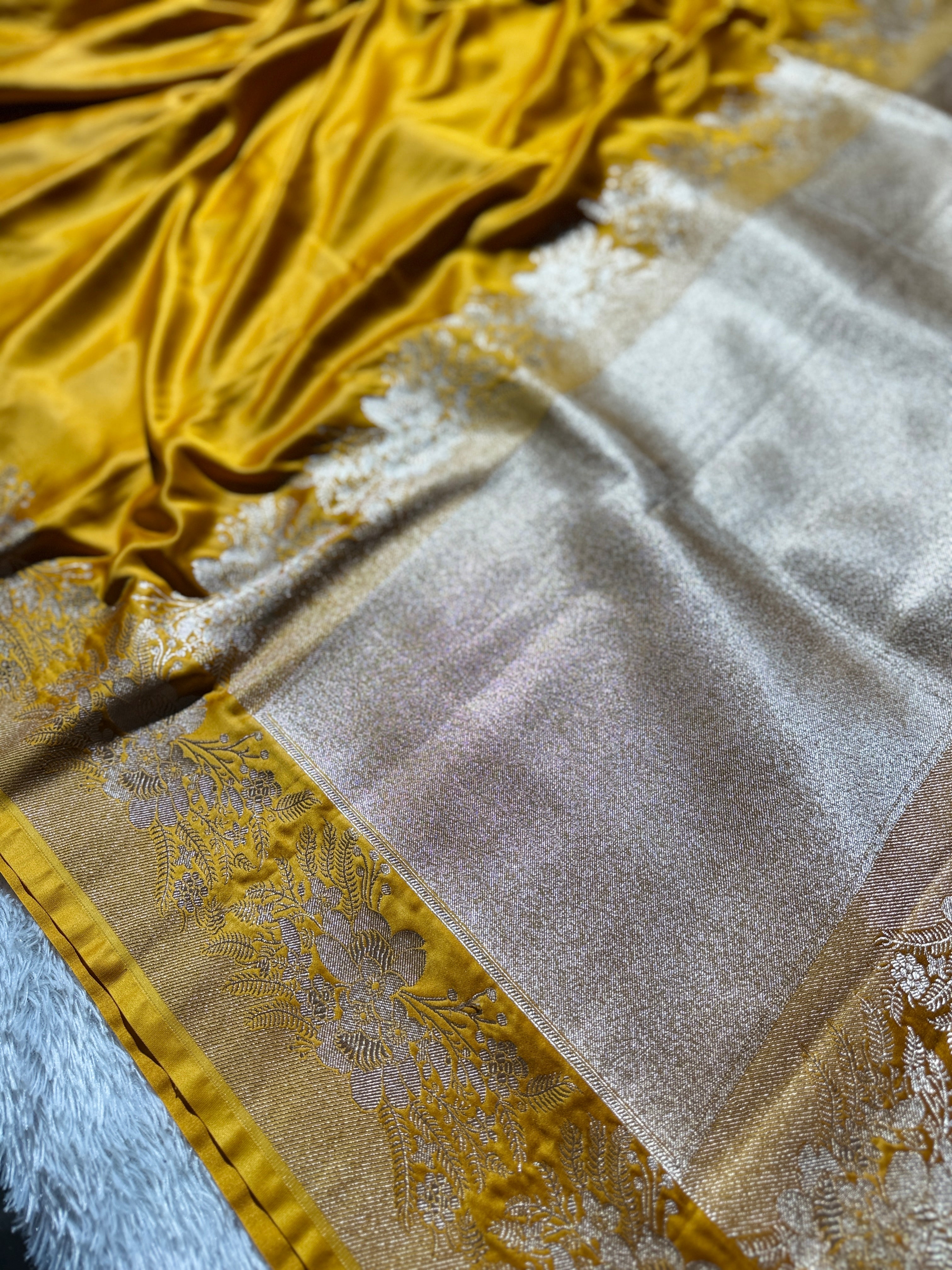 BANARASI MASHRU KATAN SILK SAREE HN133