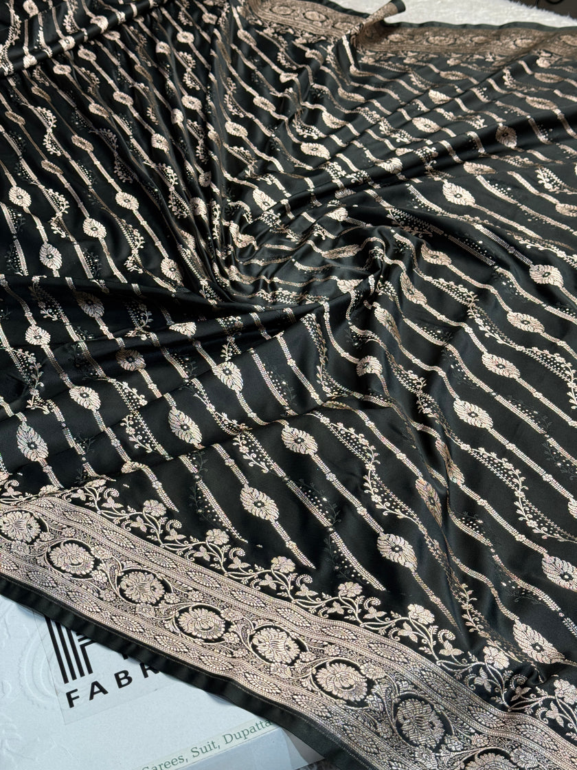 BANARASI MASHRU KATAN SILK SAREE HN651