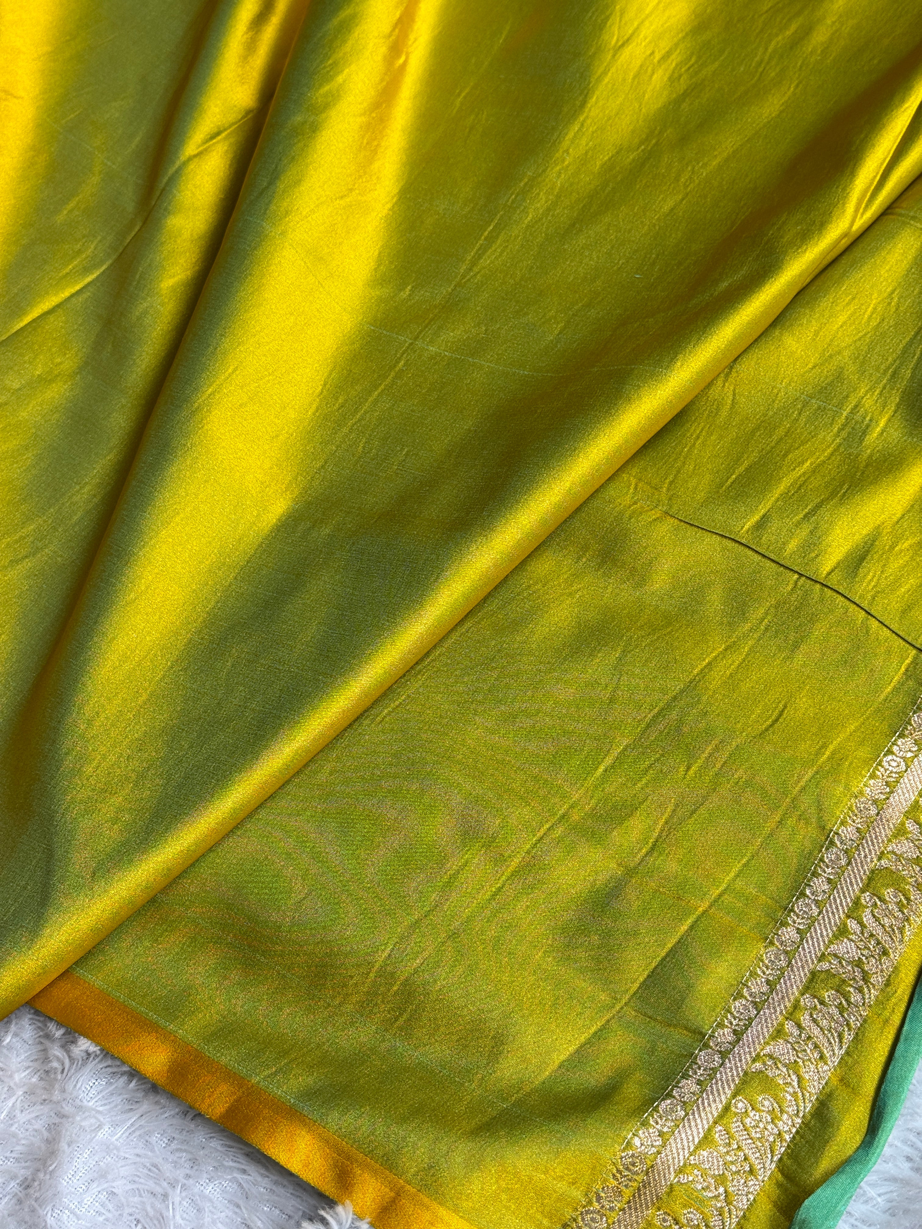 BANARASI MASHRU KATAN SILK SAREE HN102
