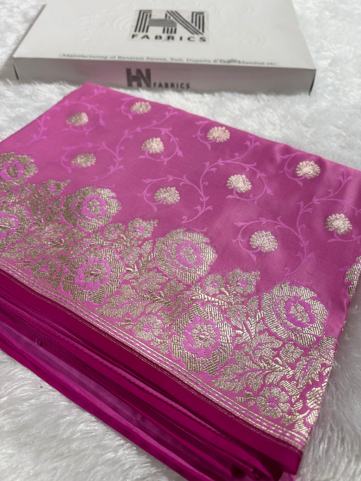 BANARASI MASHRU KATAN SILK SAREE HN533