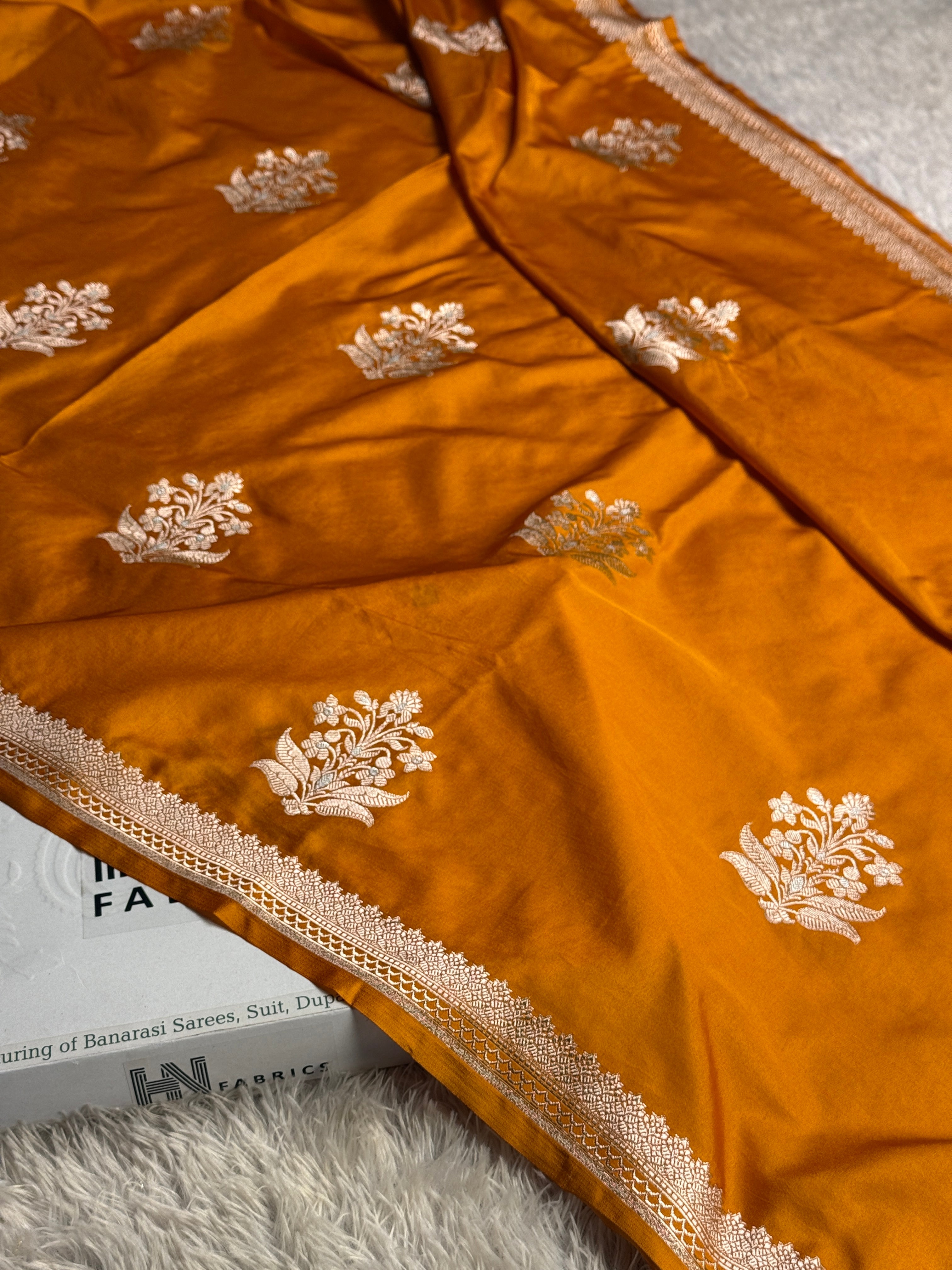 BANARASI MASHRU KATAN SILK SAREE HN815