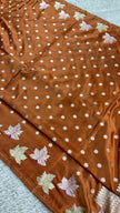 BANARASI MASHRU KATAN SILK SAREE MK014