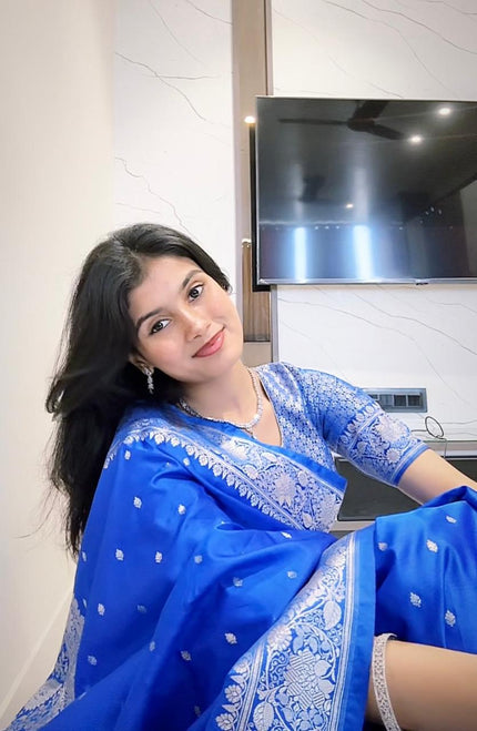 Banarasi Mashru Katan Silk Saree HN200