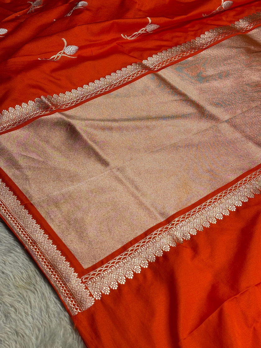 BANARASI MASHRU KATAN SILK SAREE HN710