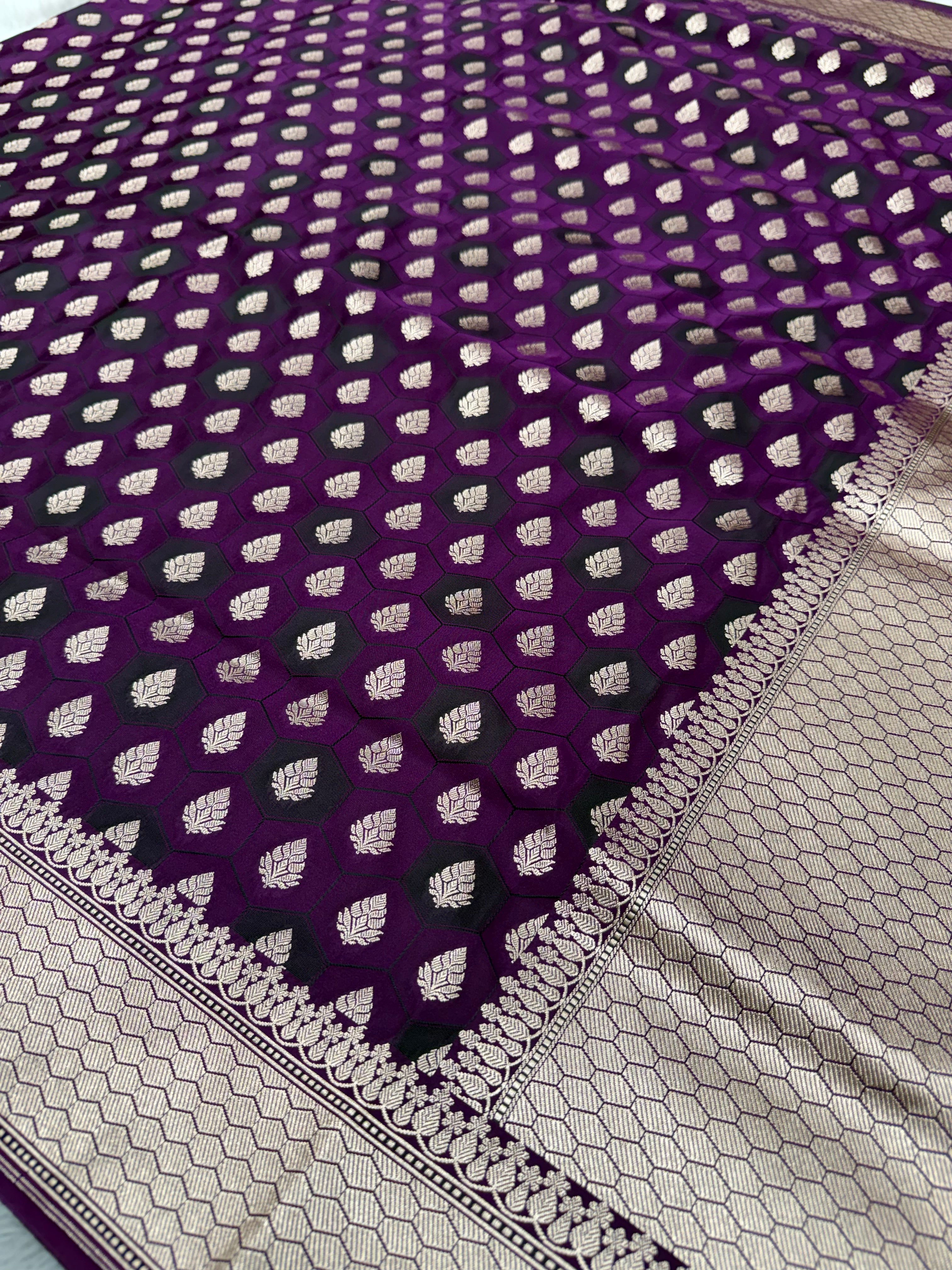 Banarasi Mashru katan silk saree tanchui design hn112