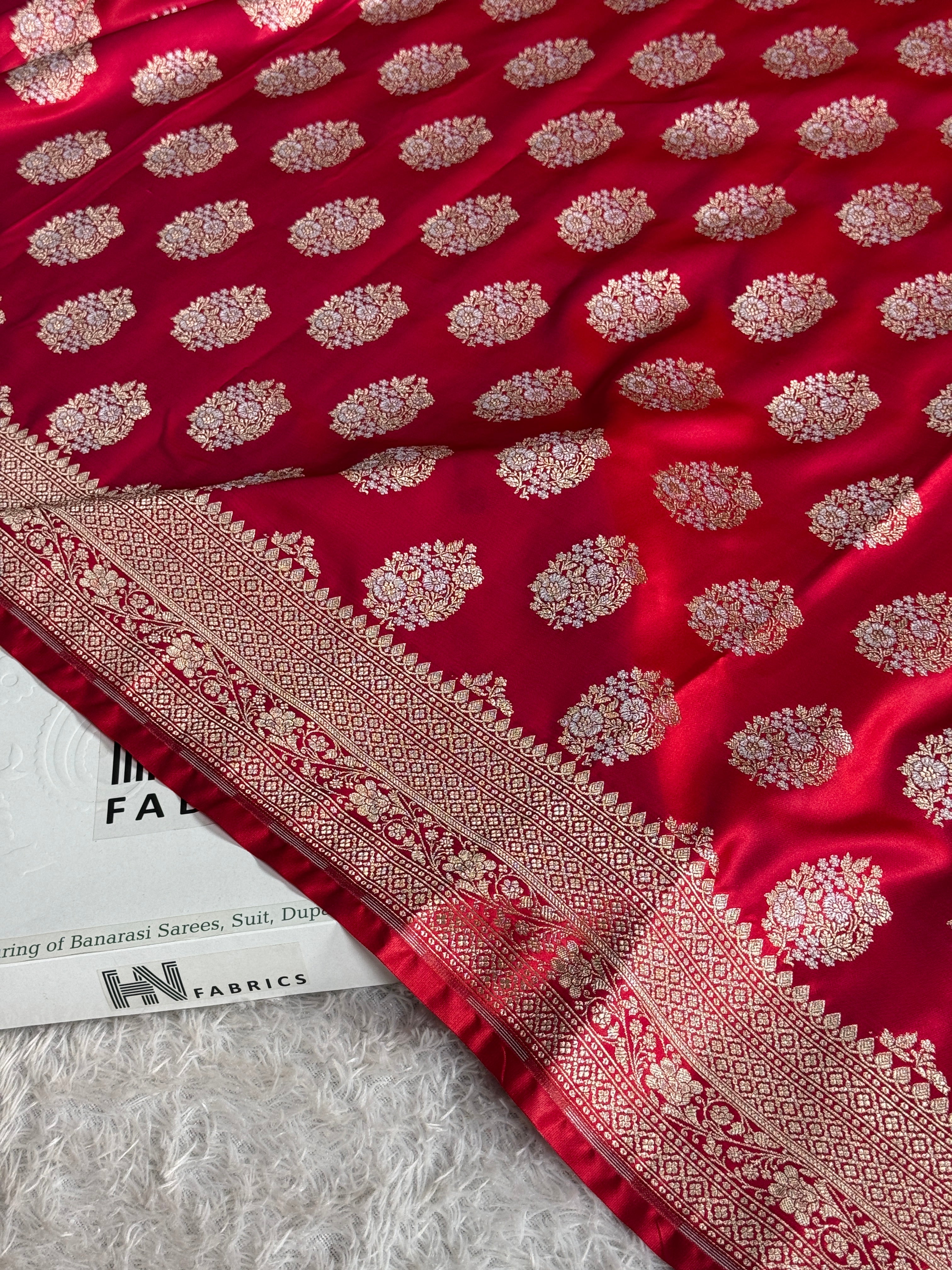 BANARASI MASHRU KATAN SILK SAREE MK036