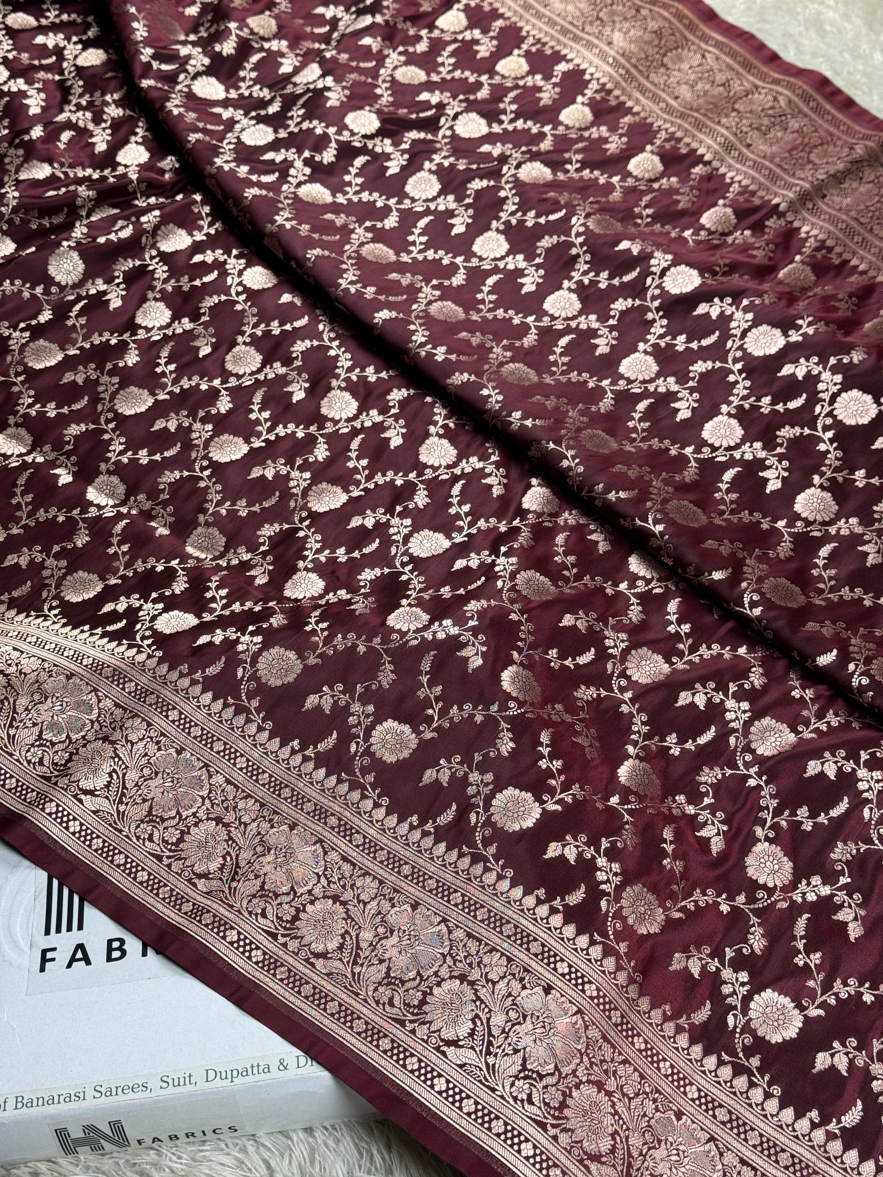 BANARASI MASHRU KATAN SILK SAREE HN950