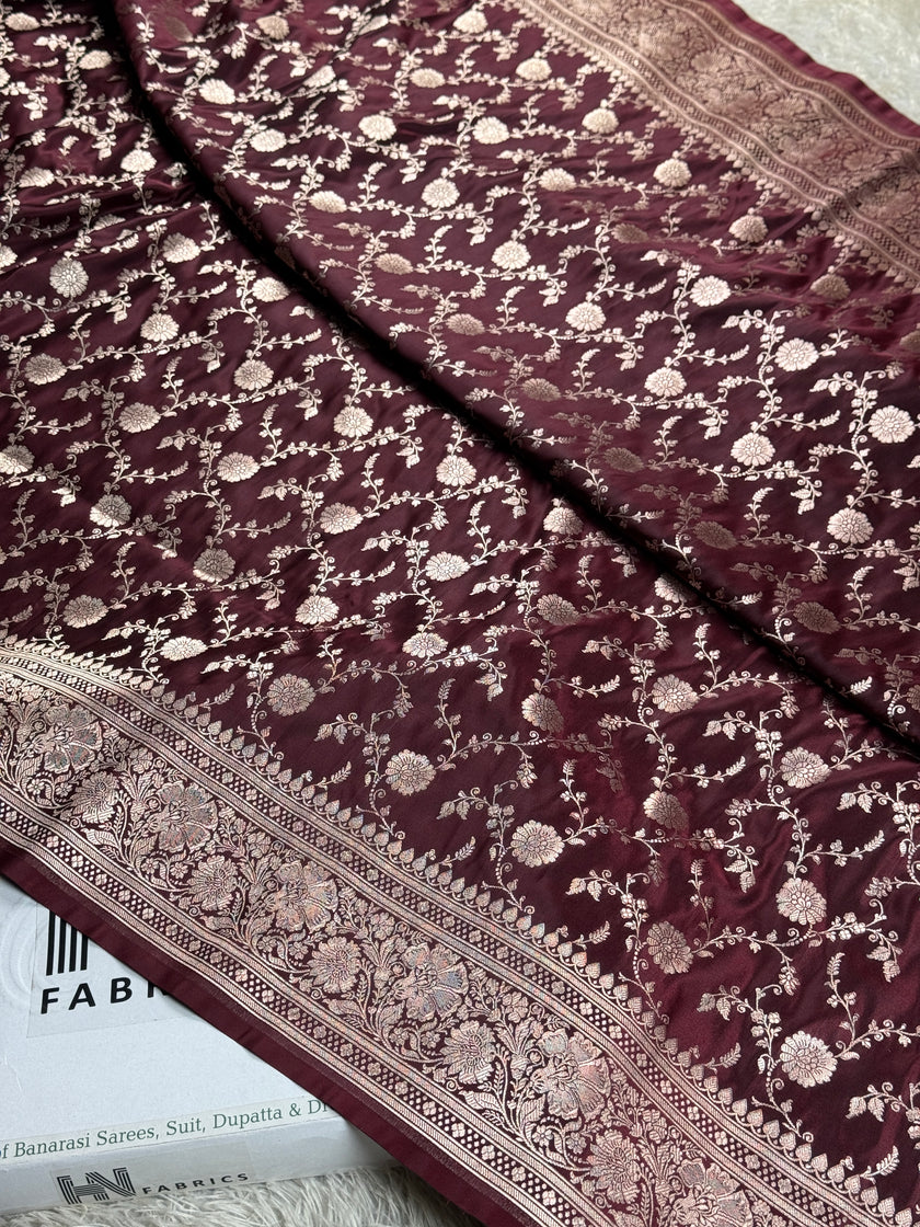 BANARASI MASHRU KATAN SILK SAREE HN950