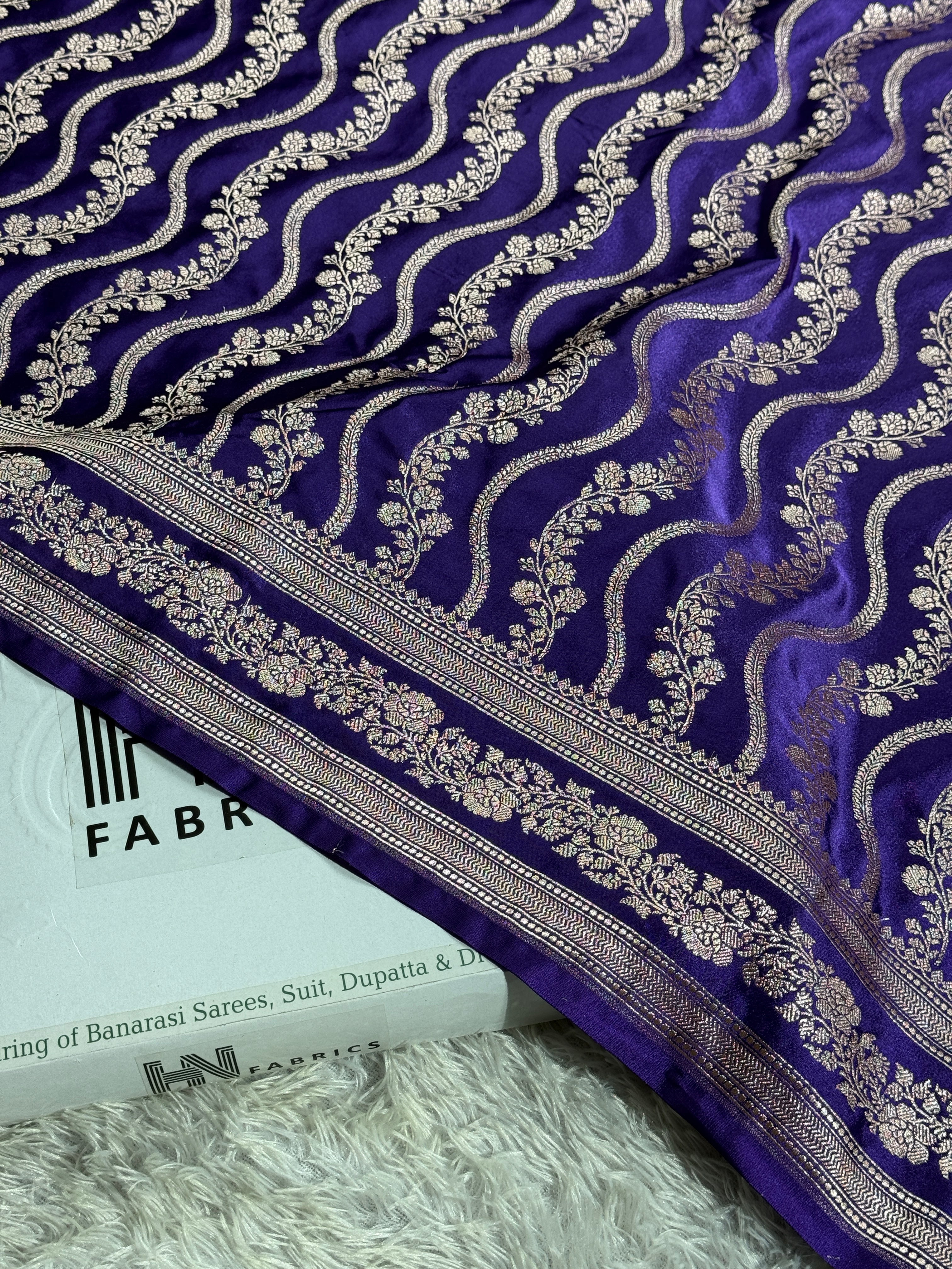 BANARASI MASHRU KATAN SILK SAREE HN840
