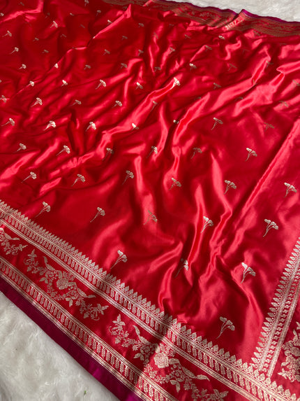 BANARASI MASHRU KATAN SILK SAREE HN529