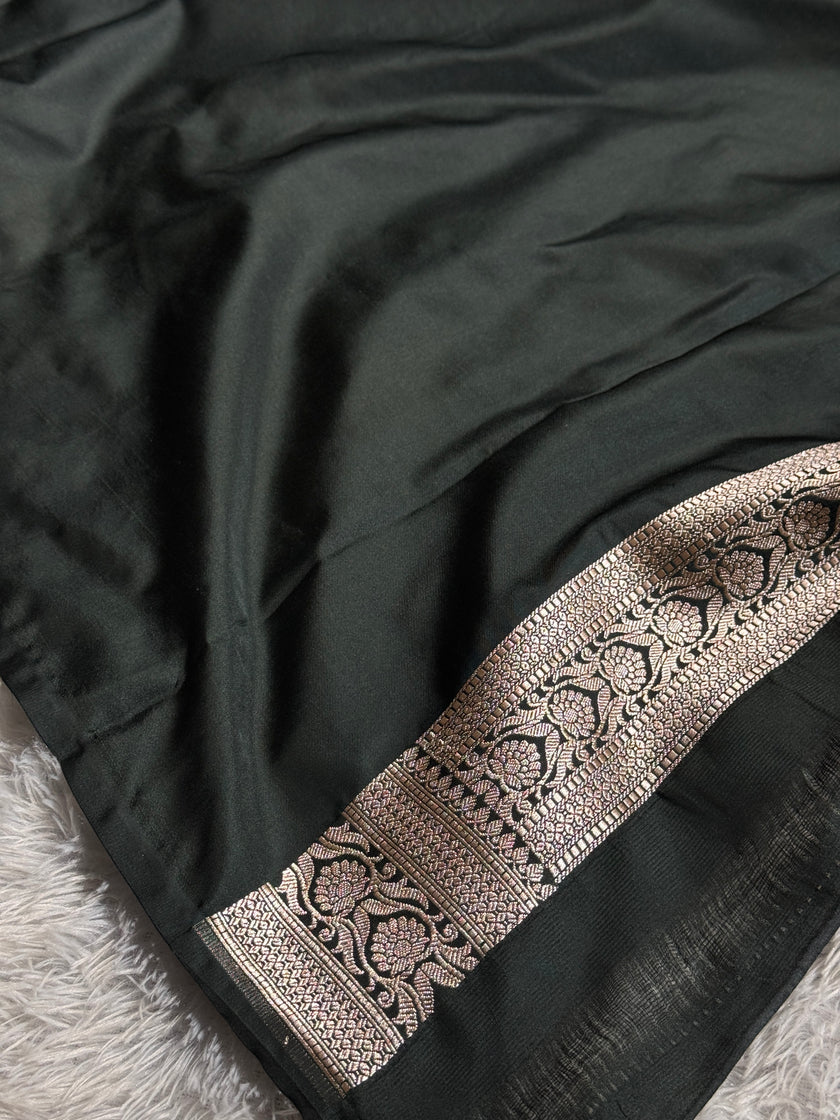 BANARASI MASHRU KATAN SILK SAREE HNHN561