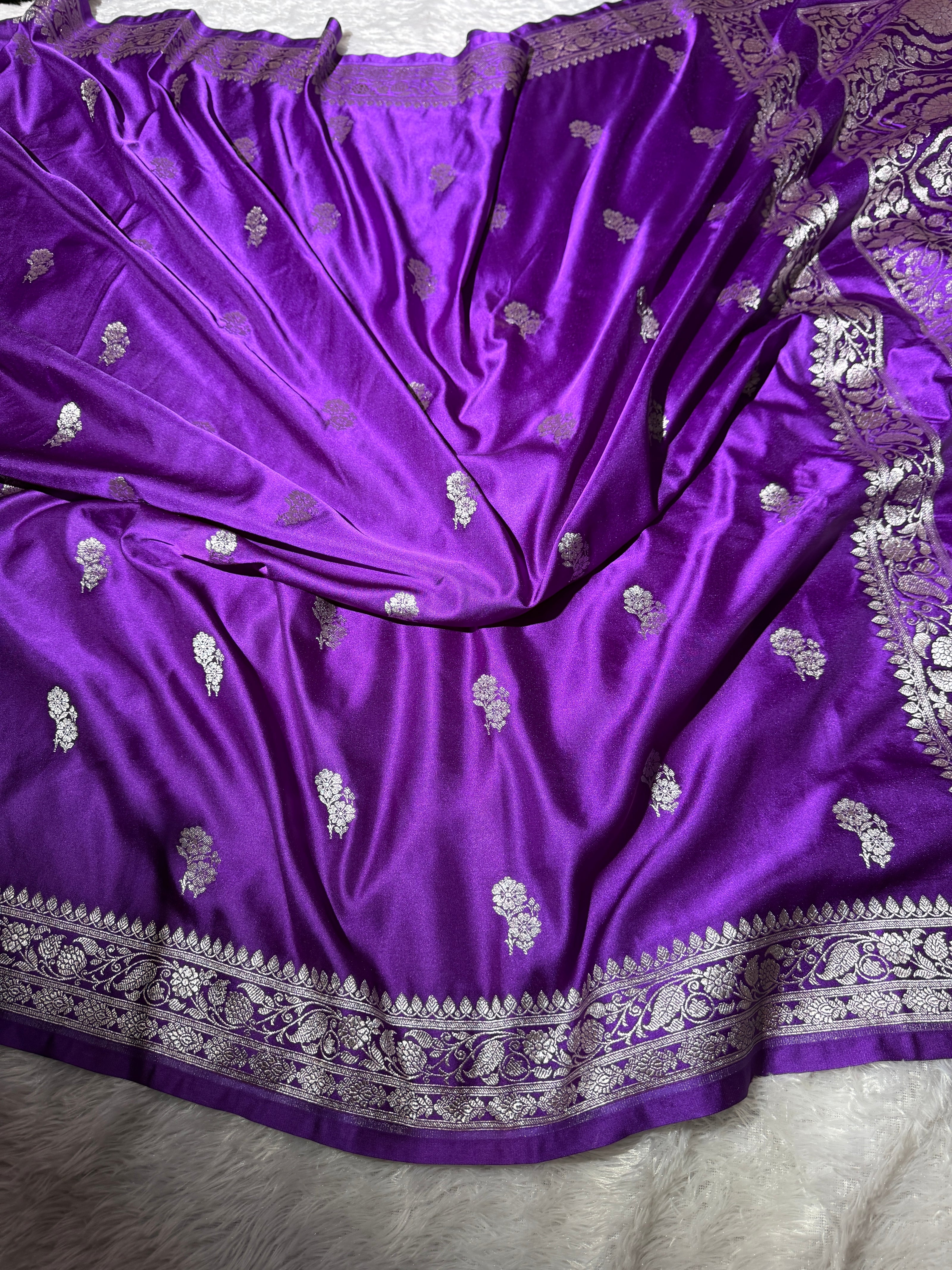 Banarasi Mashru Katan Silk Saree HN160
