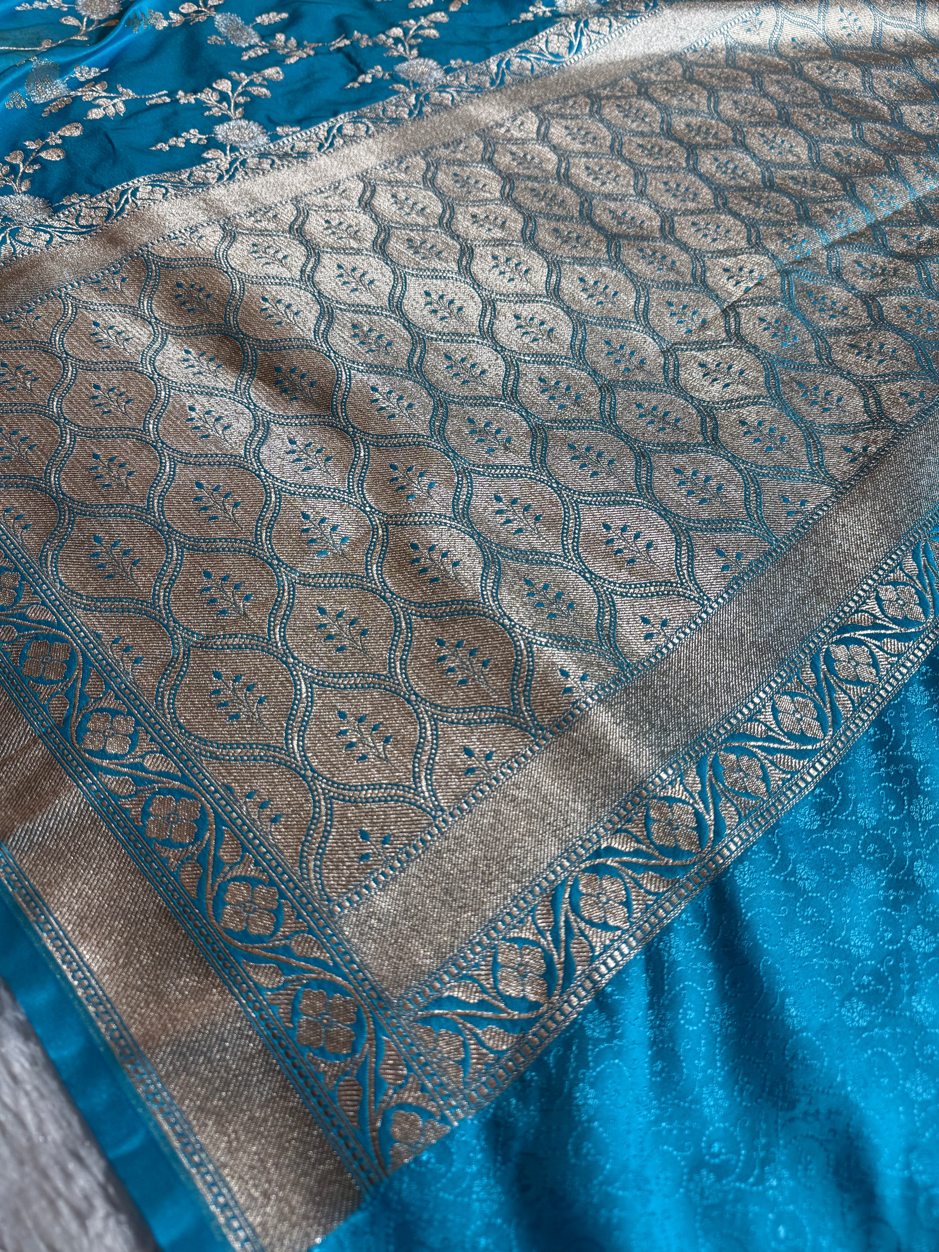 BANARASI MASHRU KATAN SILK SAREE HN502