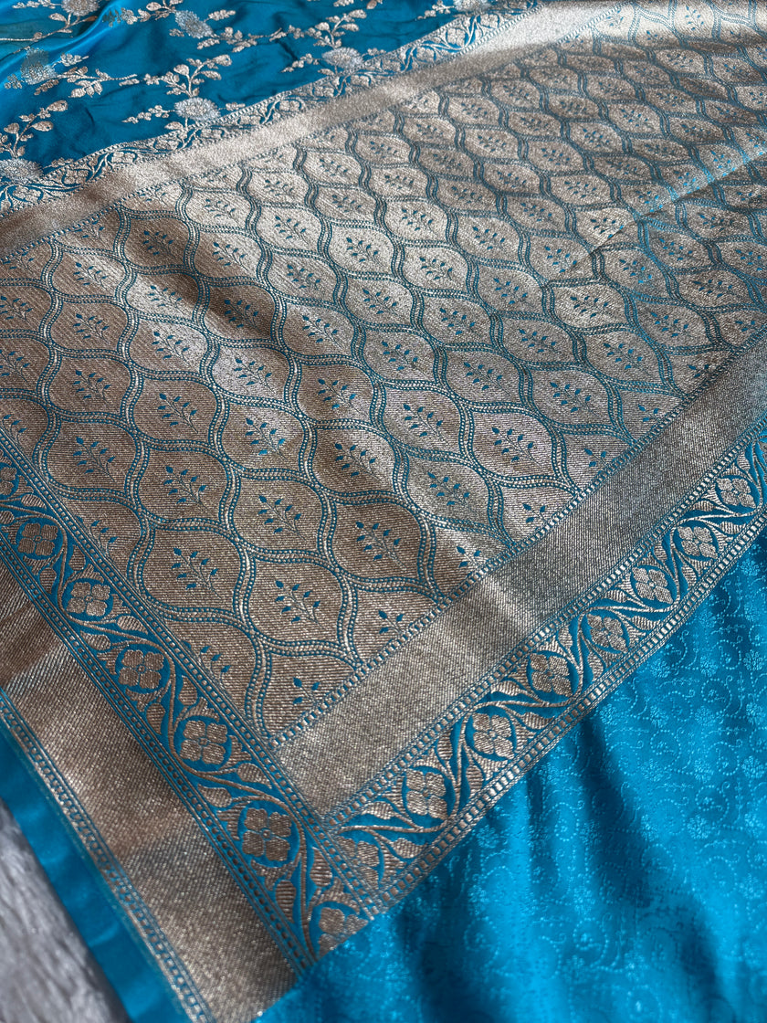 BANARASI MASHRU KATAN SILK SAREE HN502