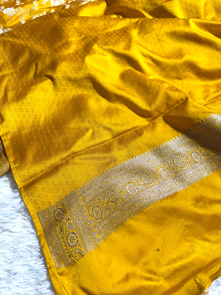 BANARASI MASHRU KATAN SILK SAREE HN380