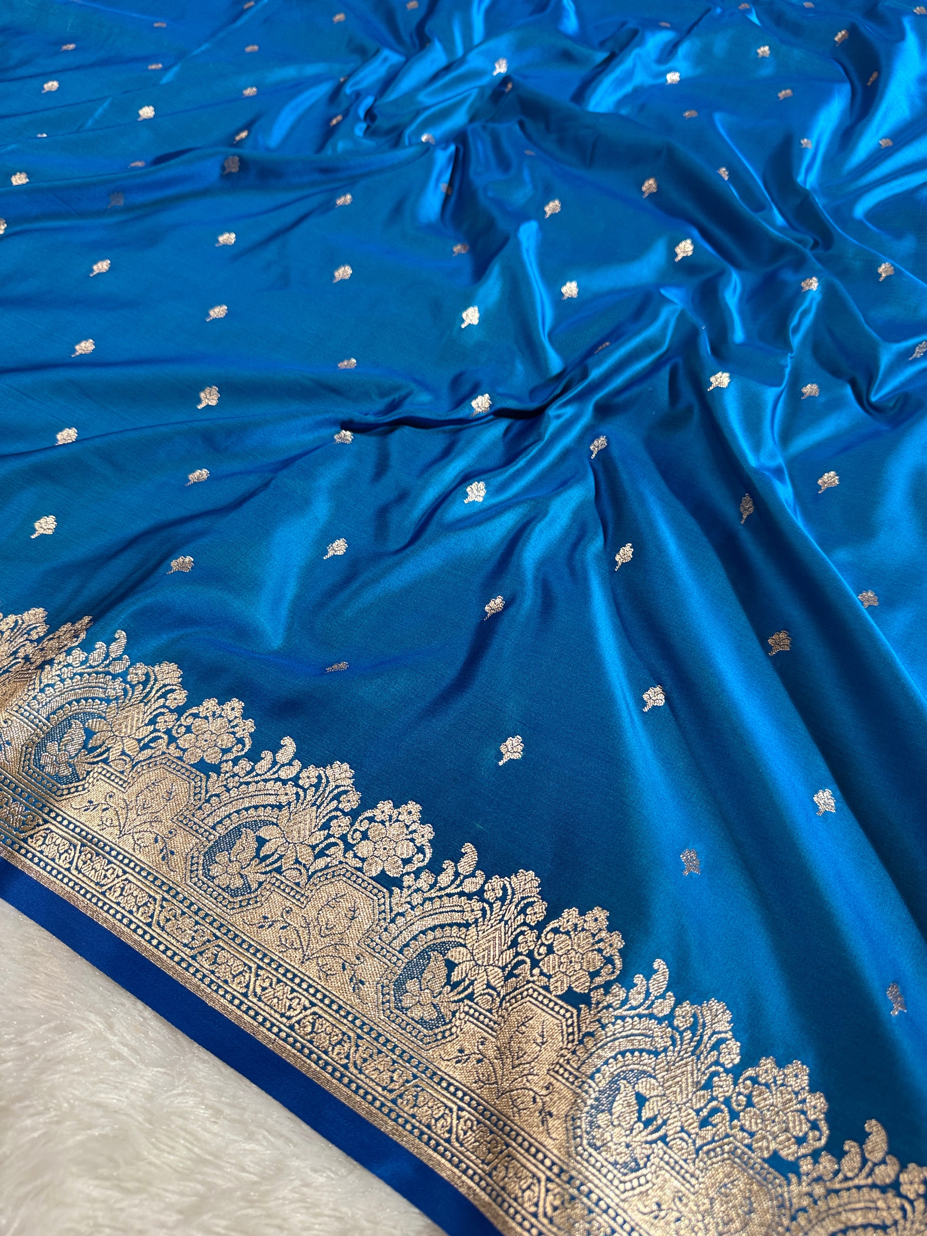 BANARASI MASHRU KATAN SILK SAREE HN537