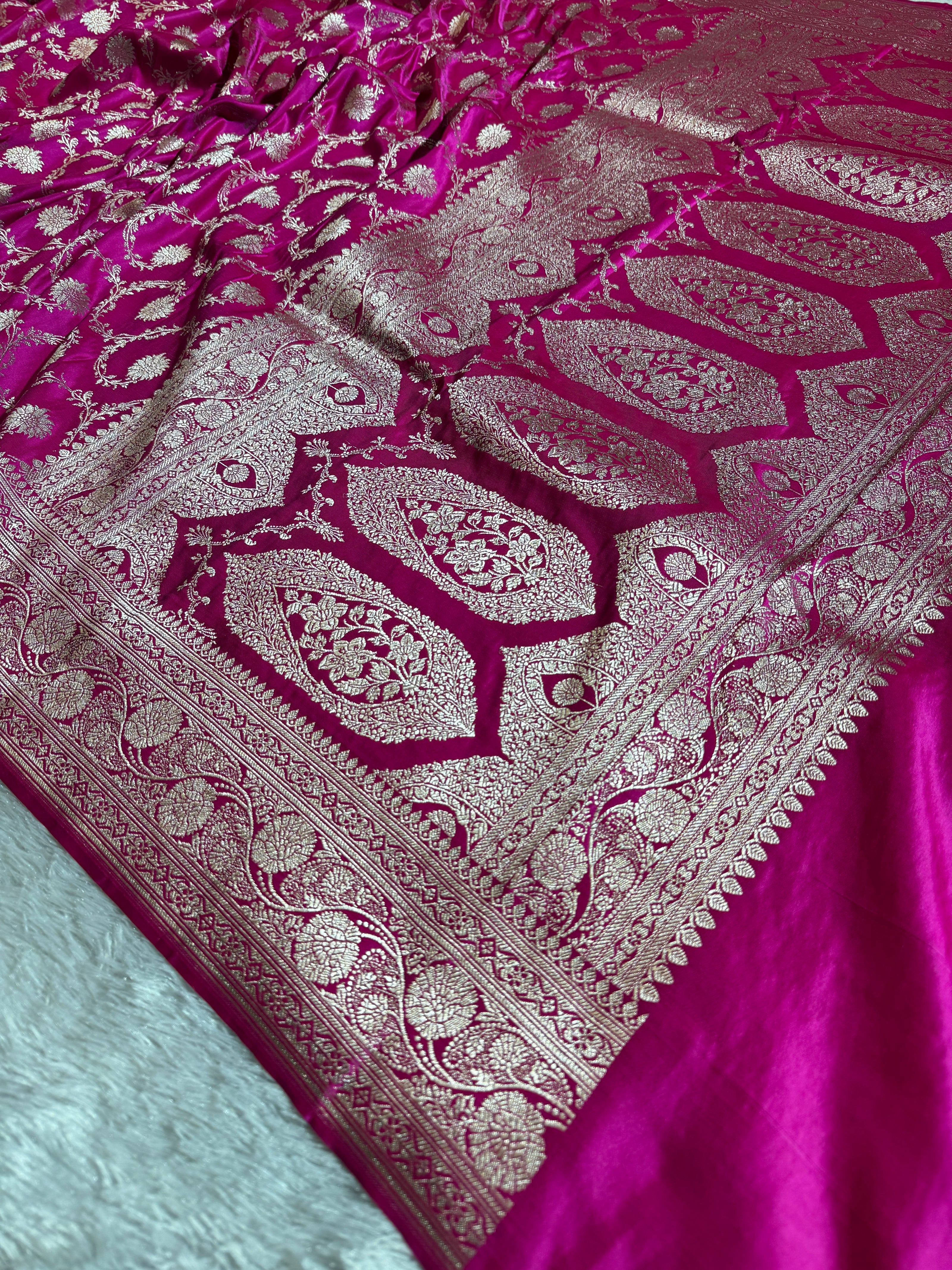BANARASI MASHRU KATAN SILK SAREE HN506