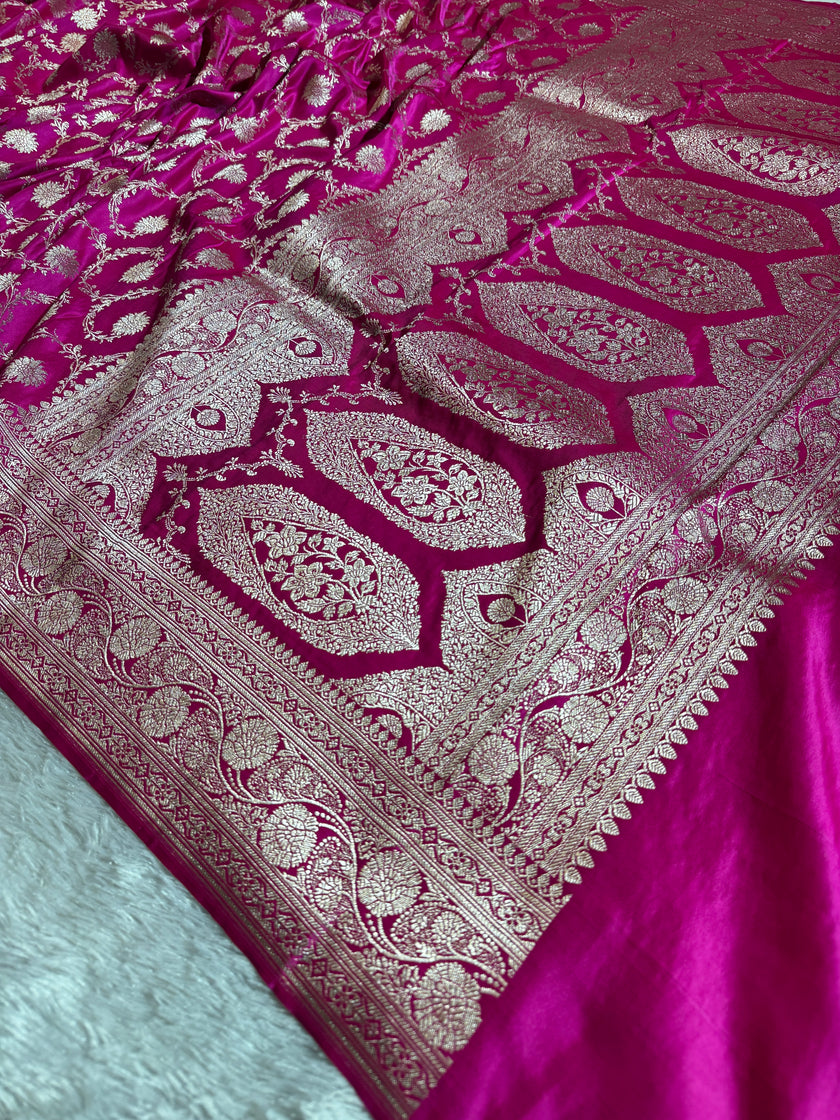 BANARASI MASHRU KATAN SILK SAREE HN506