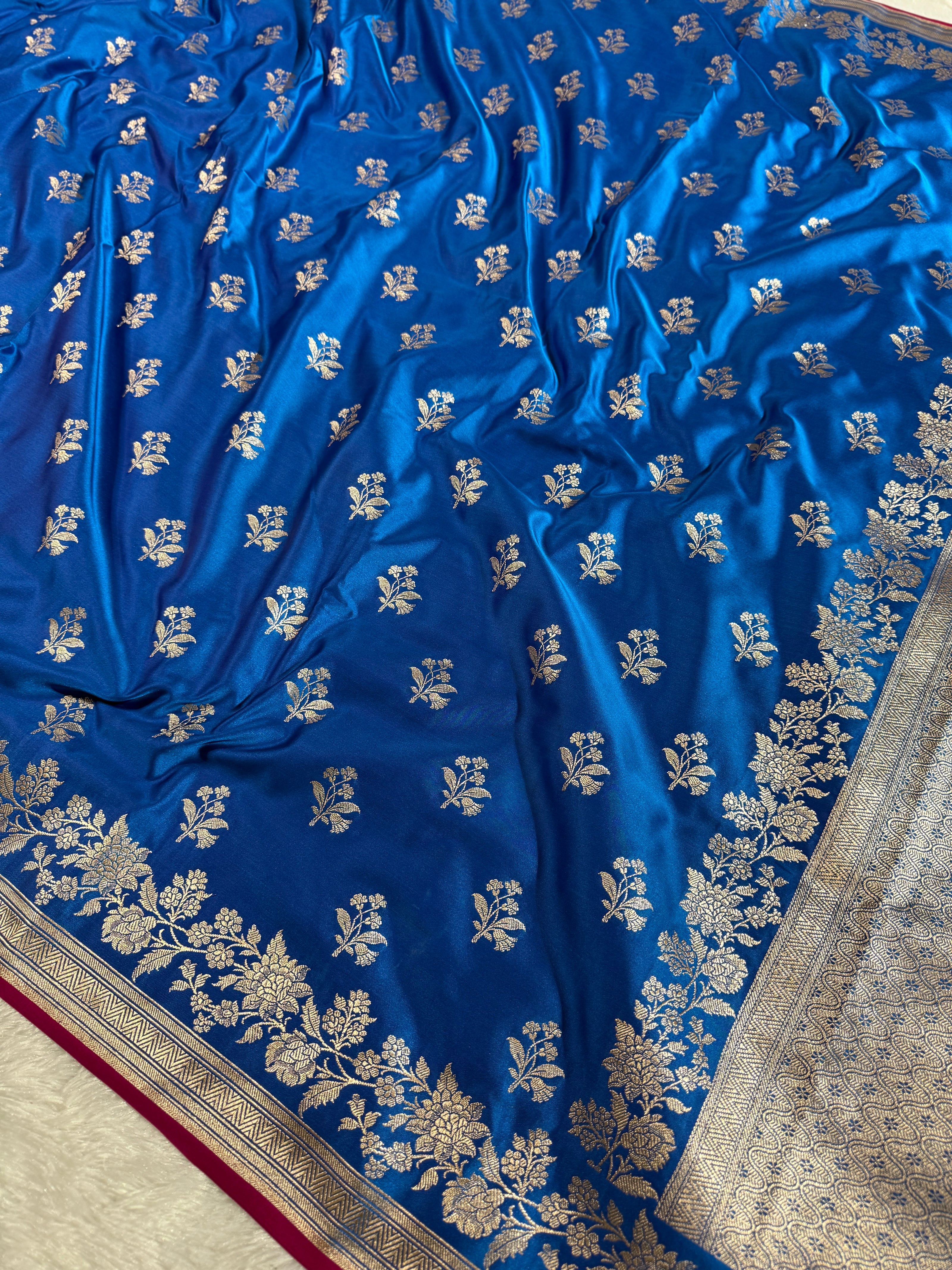 BANARASI MASHRU KATAN SILK SAREE HN532