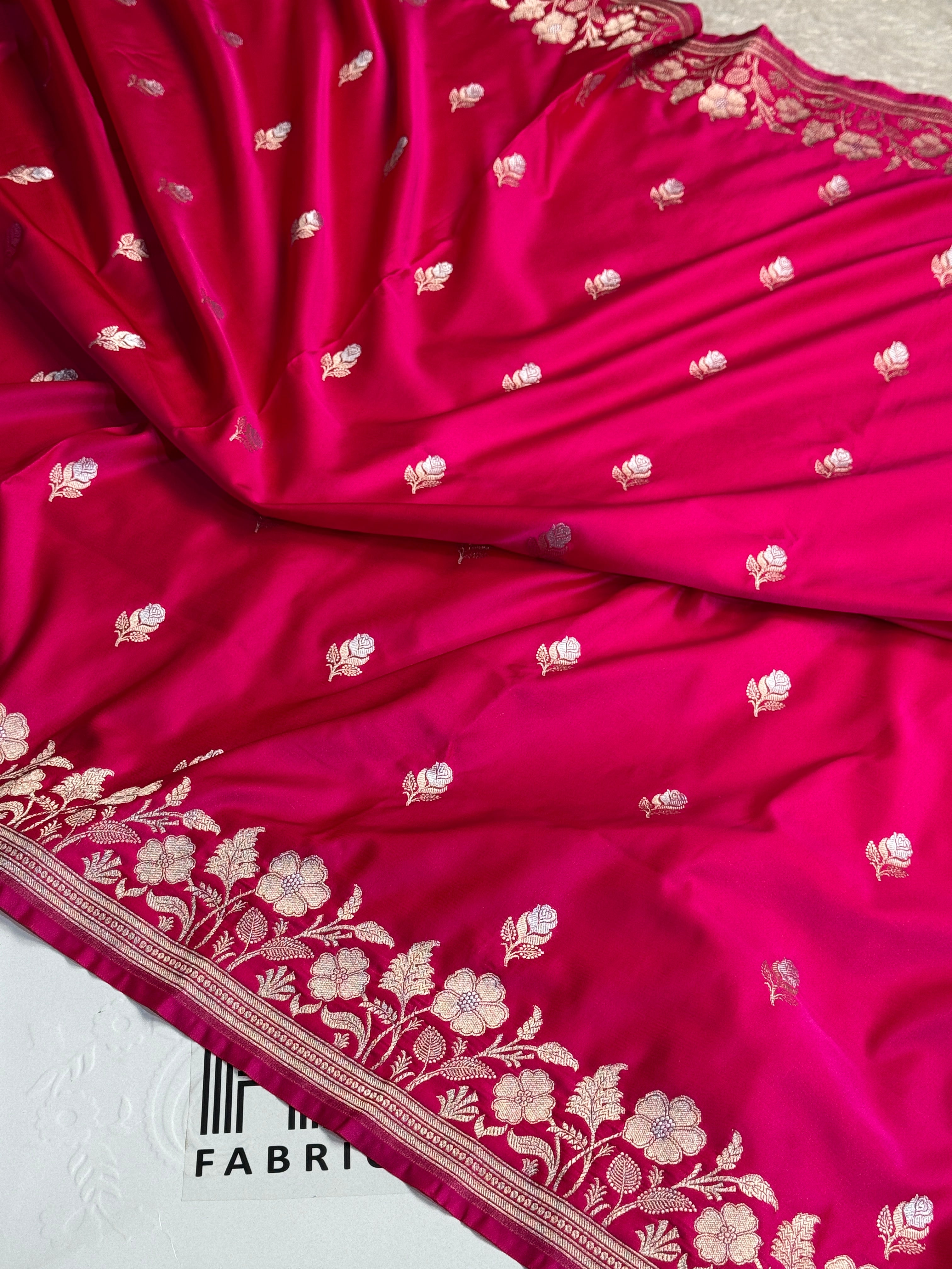 BANARASI MASHRU KATAN SILK SAREE HN572