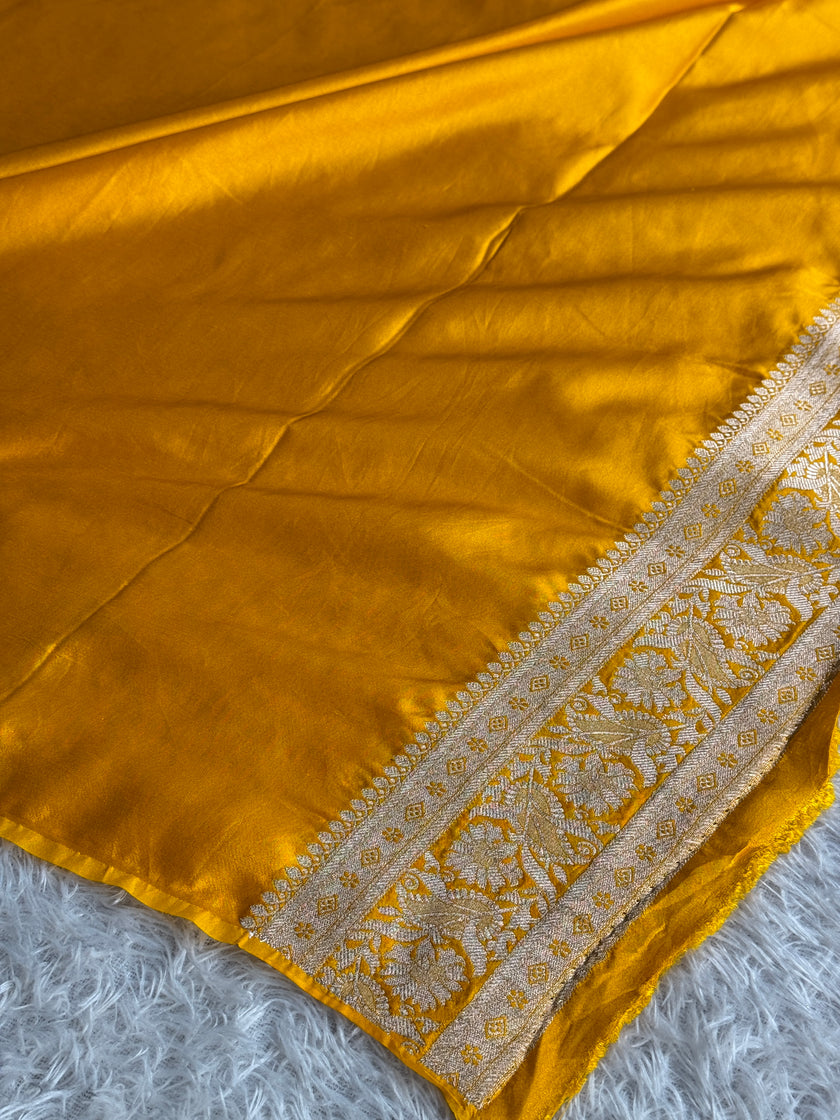 BANARASI MASHRU KATAN SILK SAREE MK030