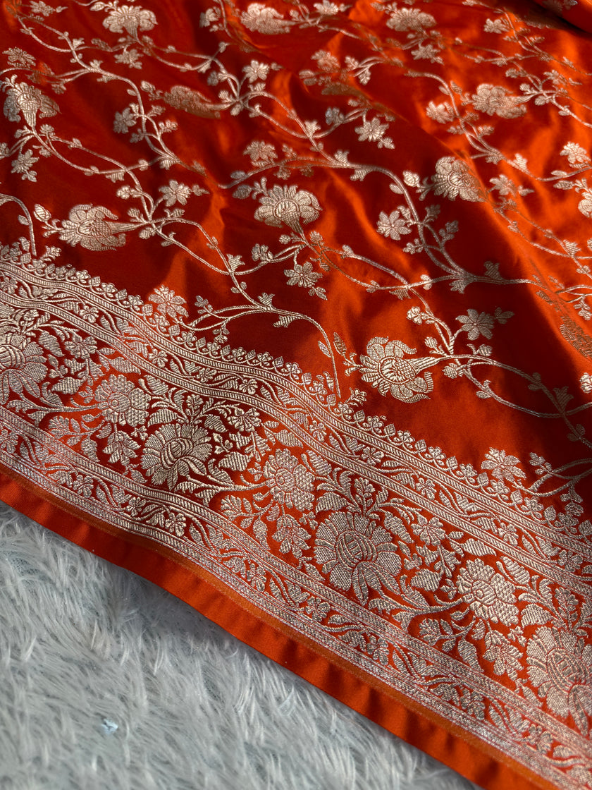 BANARASI MASHRU KATAN SILK SAREE HN551