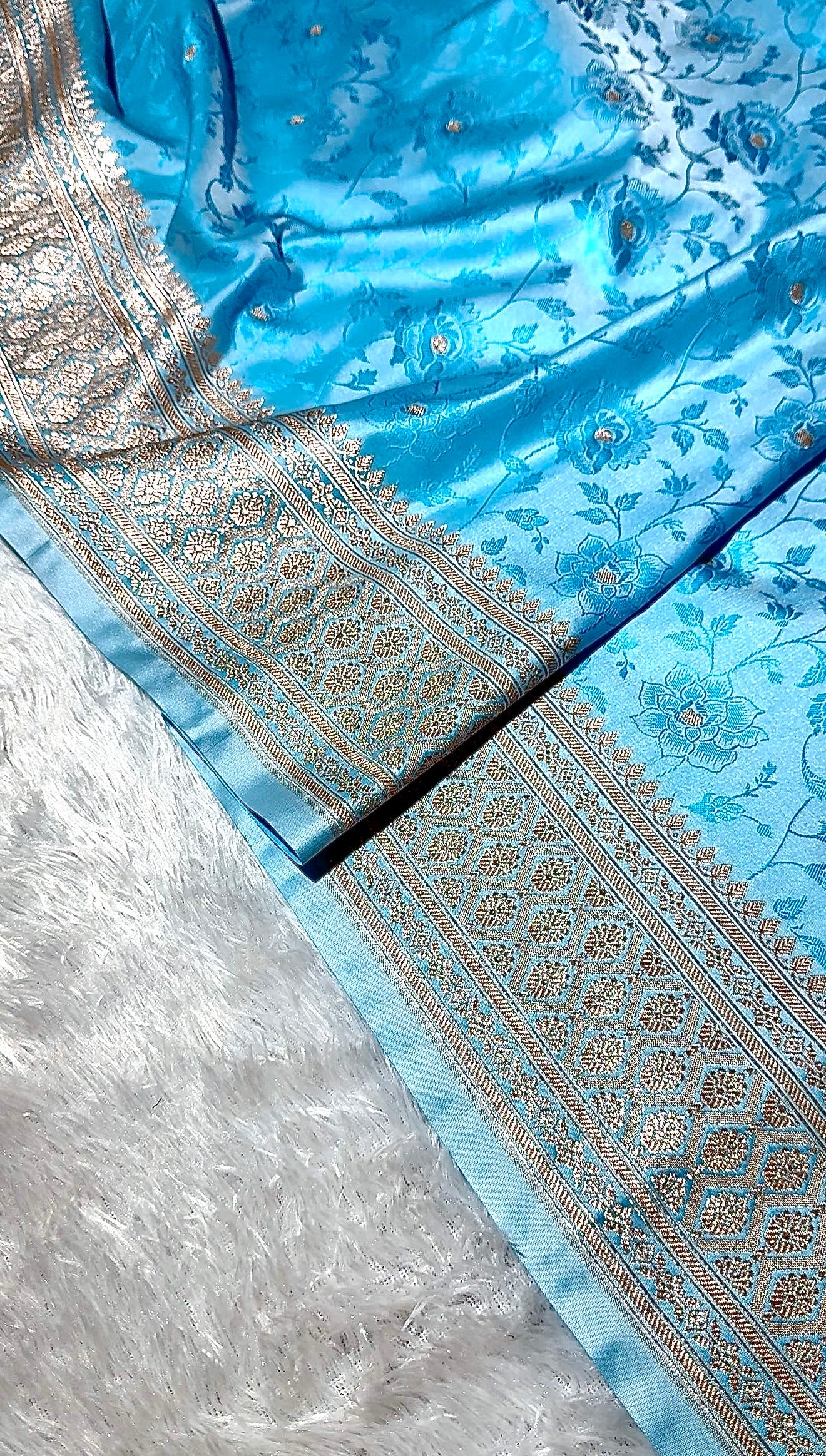 Banarasi Mashru Katan Silk Saree Tanchui Design HN300