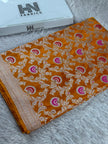 BANARASI MASHRU KATAN SILK SAREE MK016