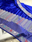 BANARASI MASHRU KATAN SILK SAREE MENAKARI WORK HN700