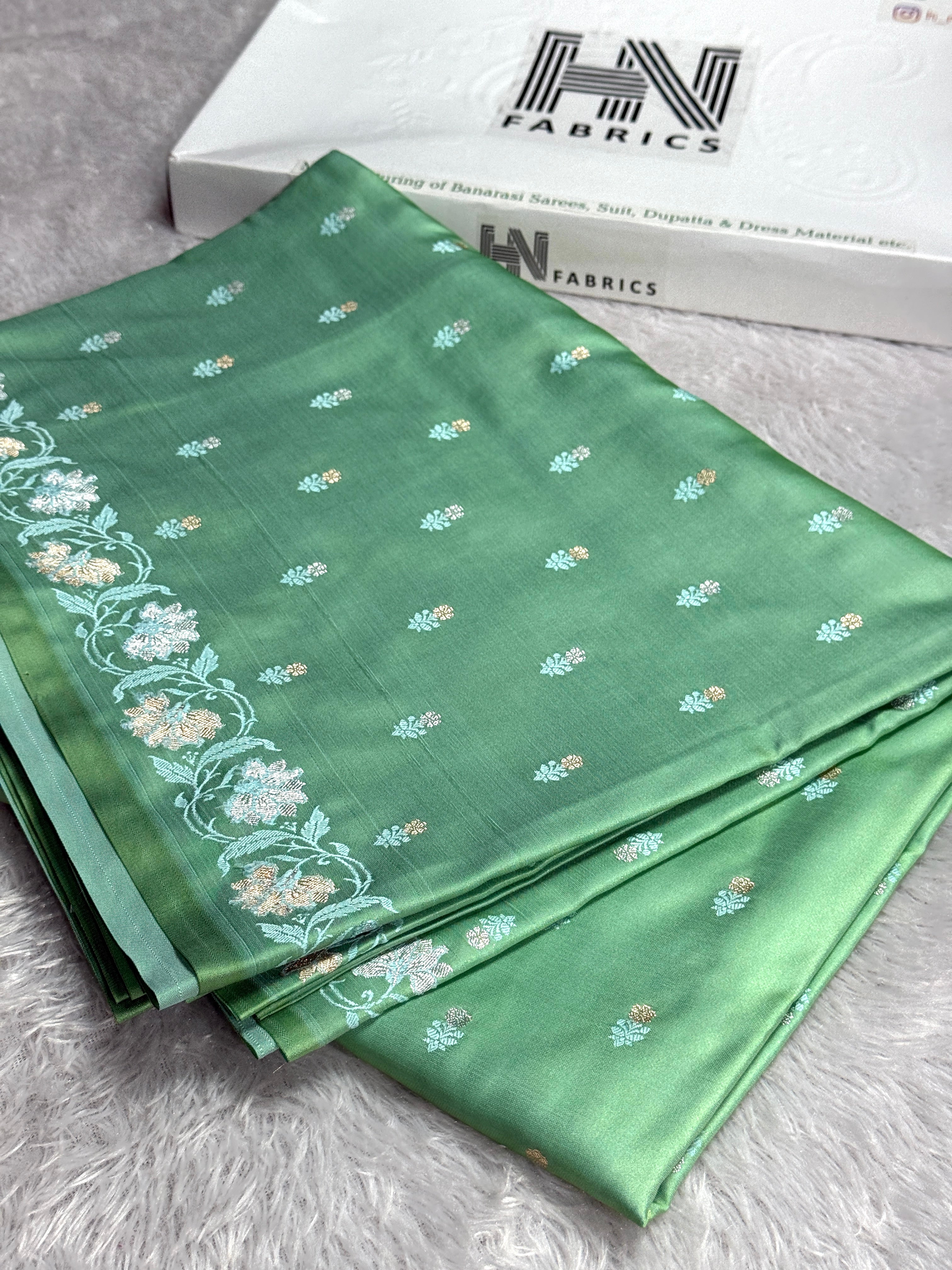 BANARASI MASHRU KATAN SILK SAREE HN541