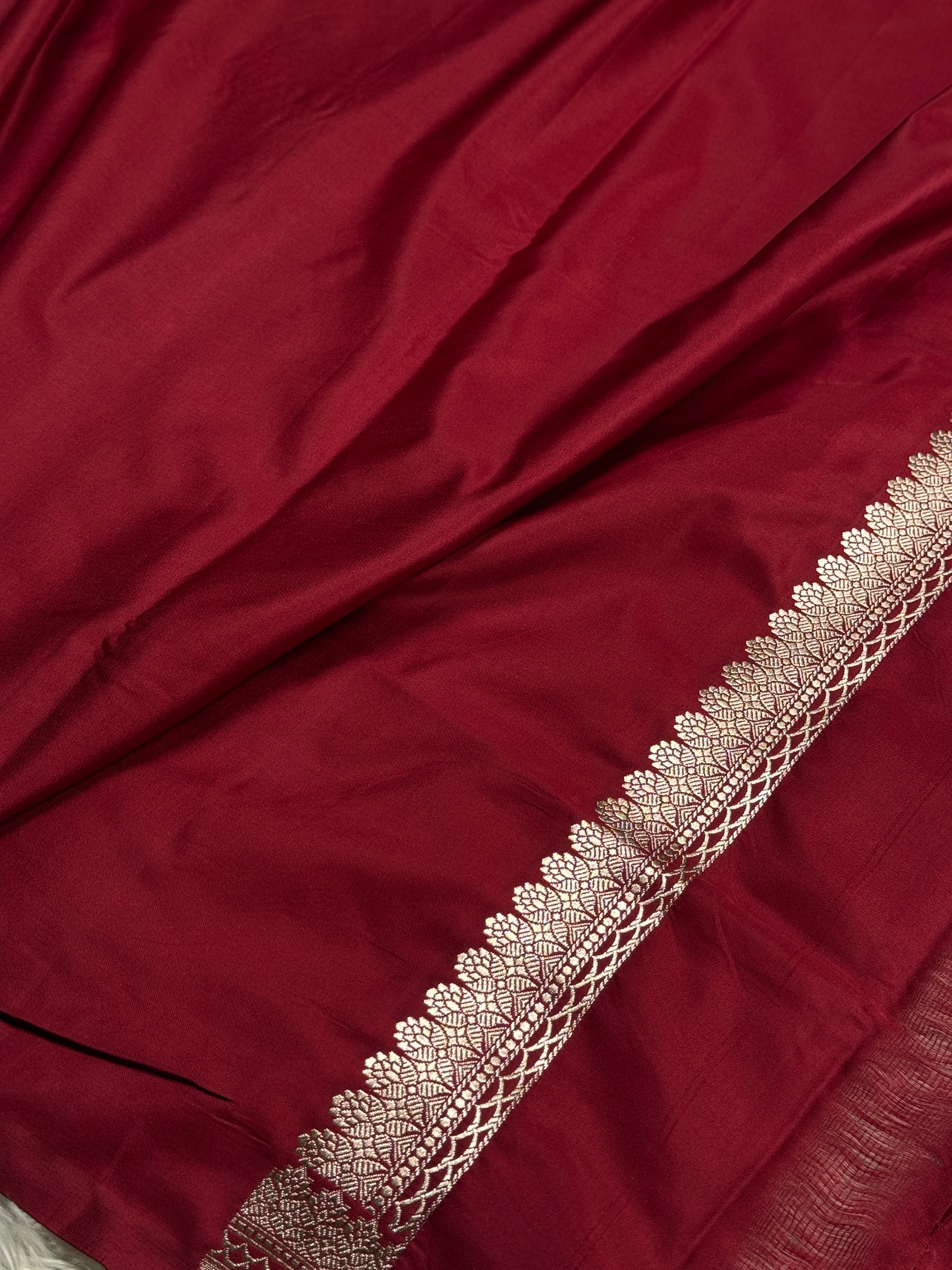 BANARASI MASHRU KATAN SILK SAREE HN710